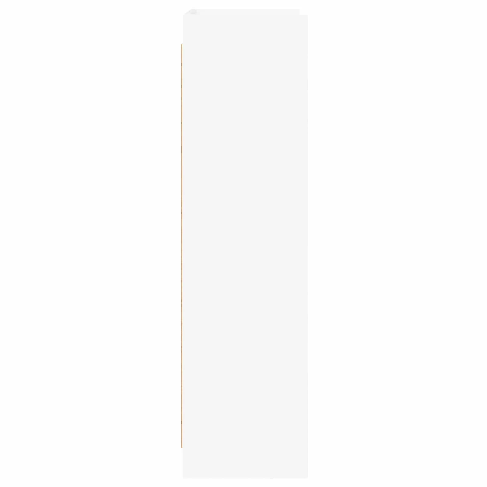 Knjižna omara Bela 87,5 x 30 x 111 cm Inženirski les - slika 5