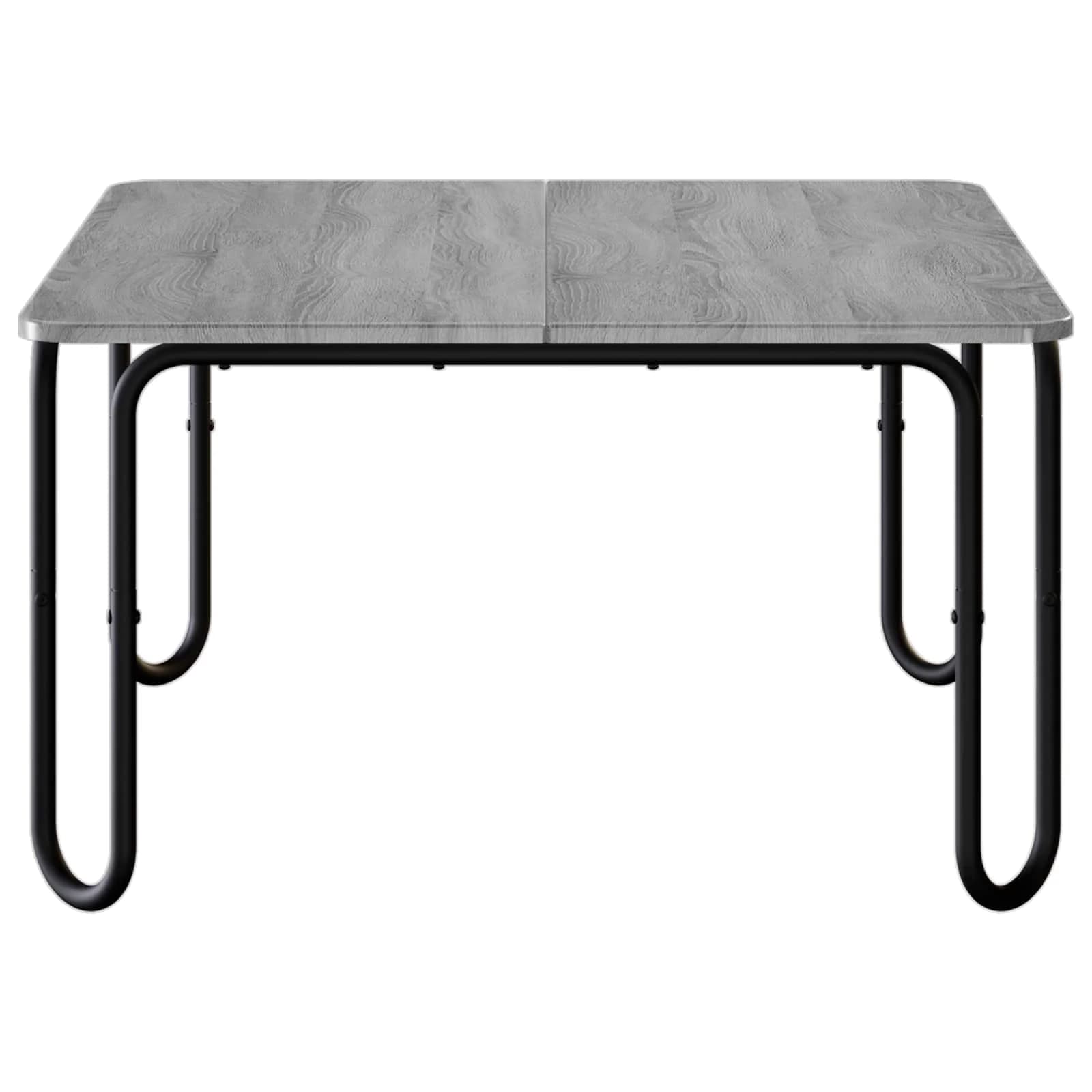 Klubska miza Siva Sonoma 100 x 100 x 45 cm Inženirski les - slika 3