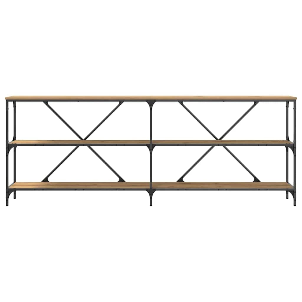 Konzolna miza Oreh 200 x 30 x 75 cm Inženirski les - slika 5