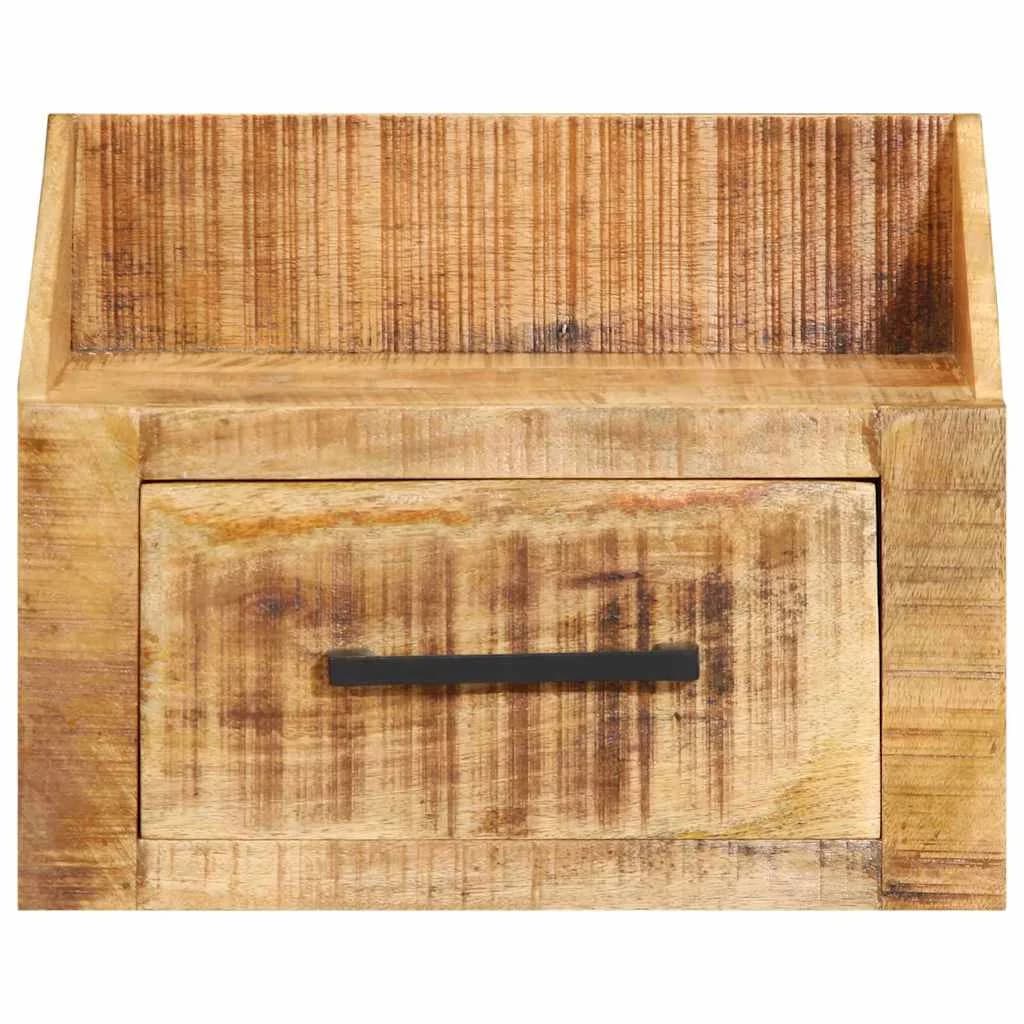 Nočna omarica Rjava 40 x 30 x 30 cm Masiven les manga - slika 5