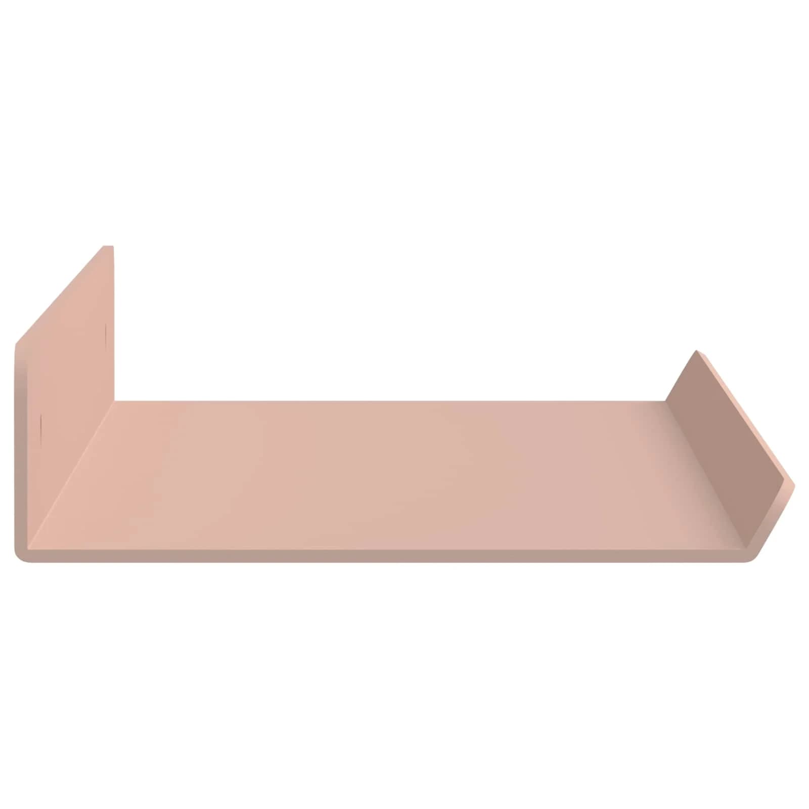 Ležeča polica Montaža za steno 4 kos Roza 40 x 8,5 x 2,5 cm - slika 6