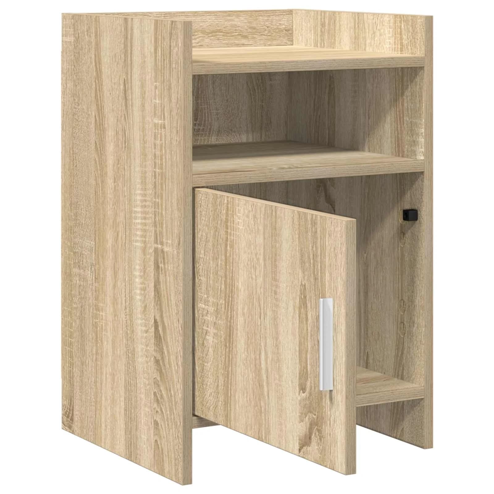 Posteljne mize 2 kos Sonoma hrast 40 x 36 x 60 cm - slika 3