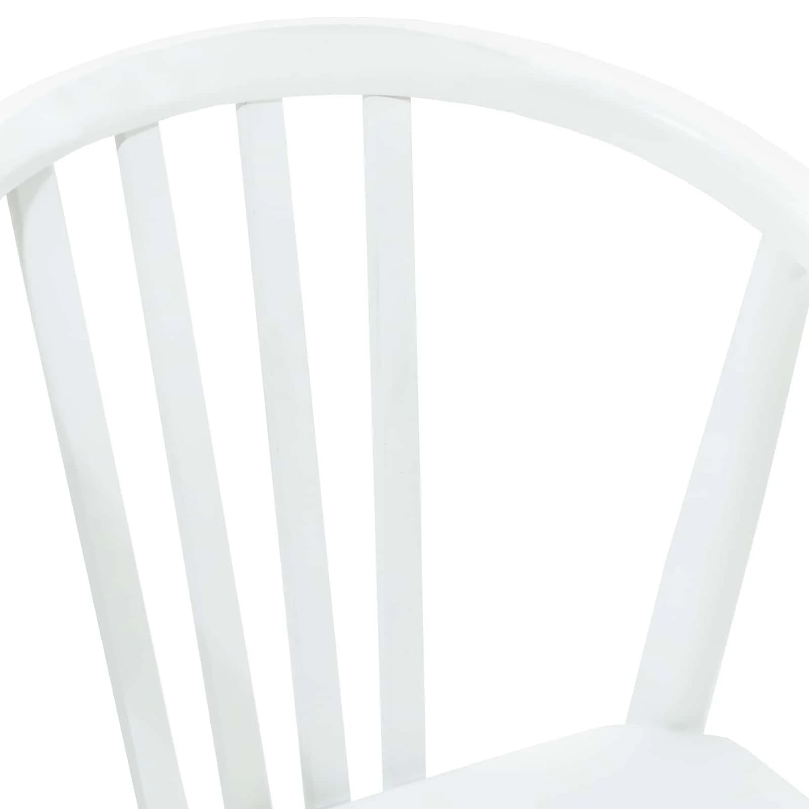 Jedilni stol 2 kos Trda guma Bela 51 x 61 x 80,5 cm - slika 8