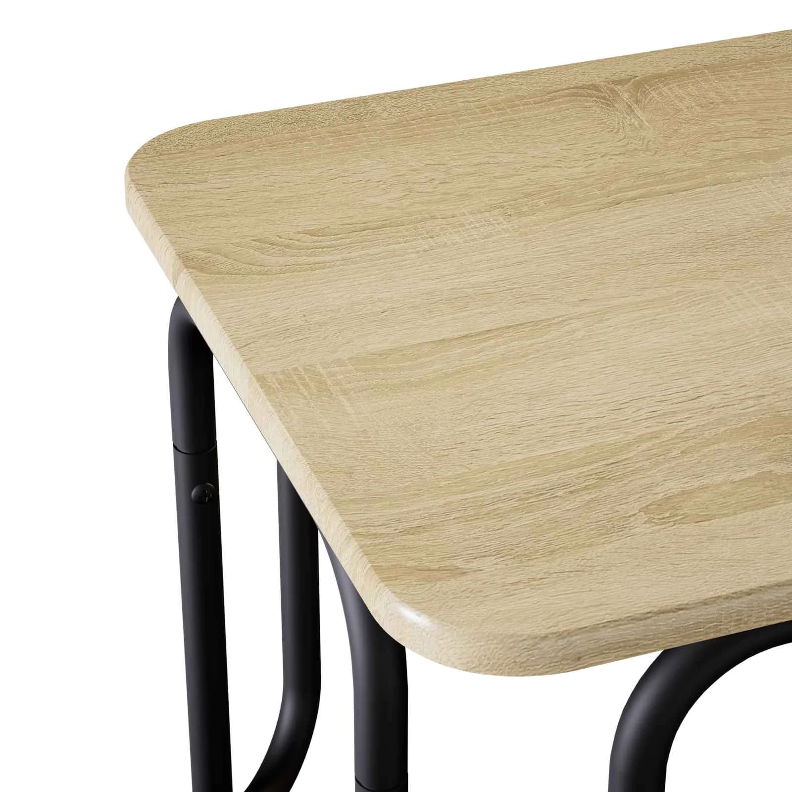Klubska miza Sonoma hrast 79,5 x 40 x 36 cm Inženirski les - slika 5