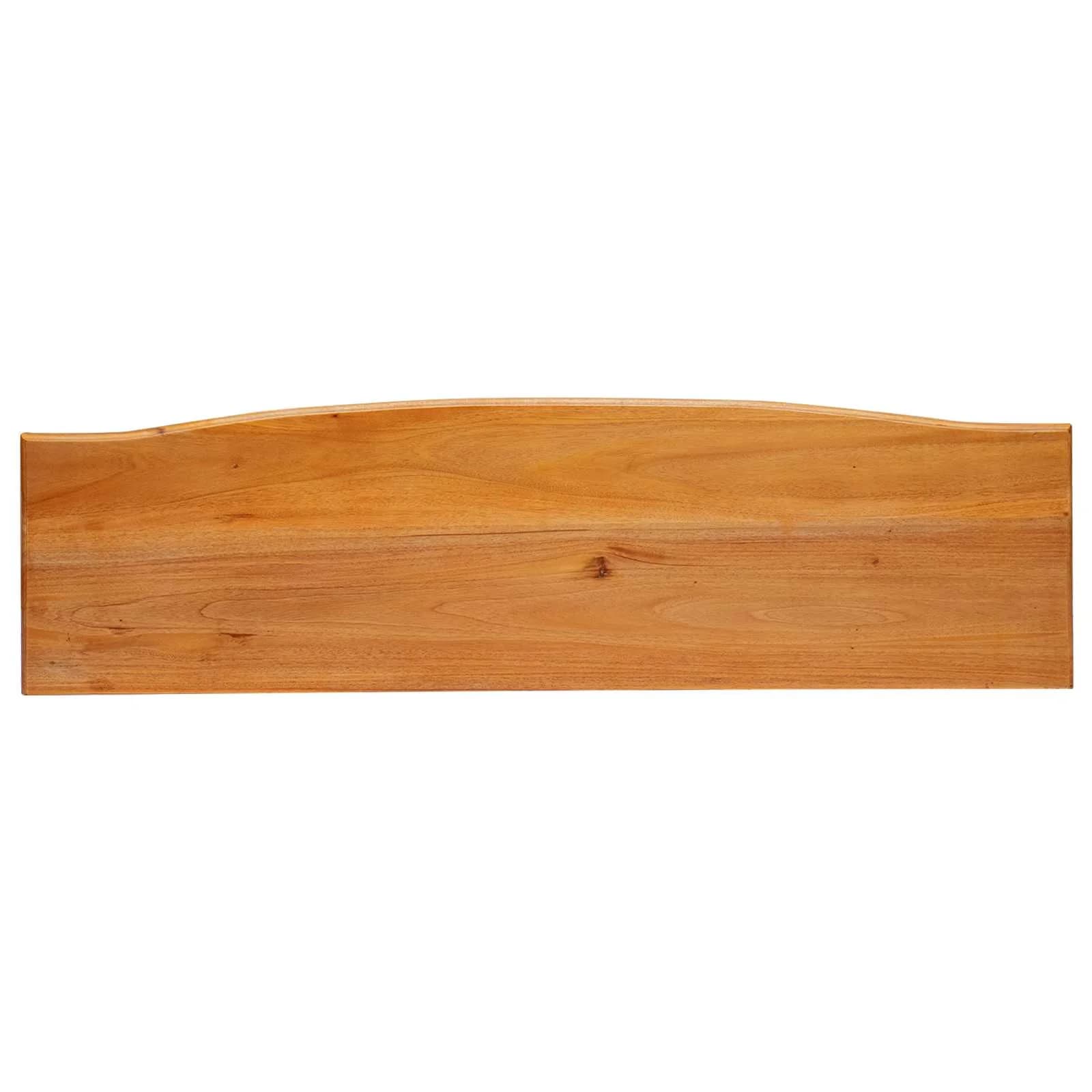 Konzolna miza Naravna 115 x 32 x 76 cm Masivni mahagonijev les - slika 8