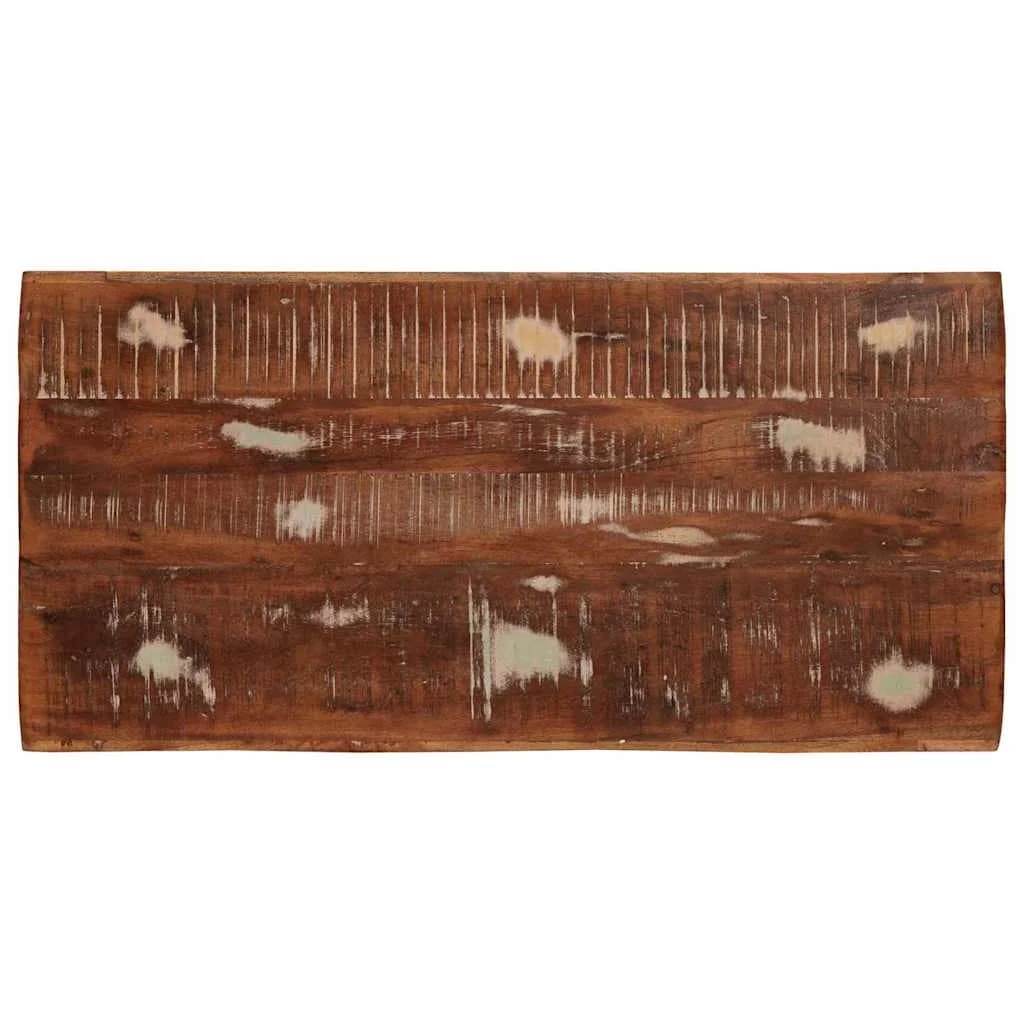 Nesting miza 3 kos Rjava 82 x 40 x 46 cm Trdna obnovljena les - slika 6