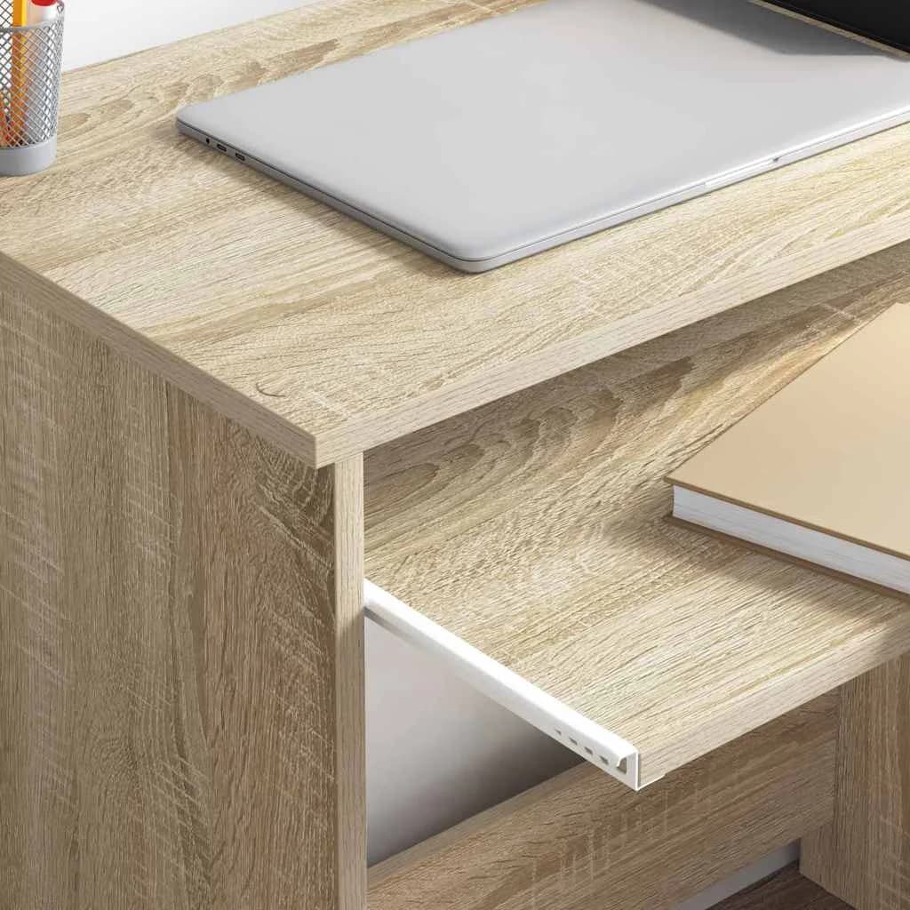 Miza Sonoma hrast Inženirski les 120,5 x 44 x 88,5 cm - slika 4