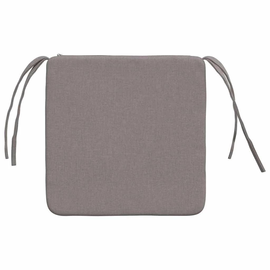 Sedežne blazine 4 kos blago Taupe 40 x 40 x 3 cm - slika 7