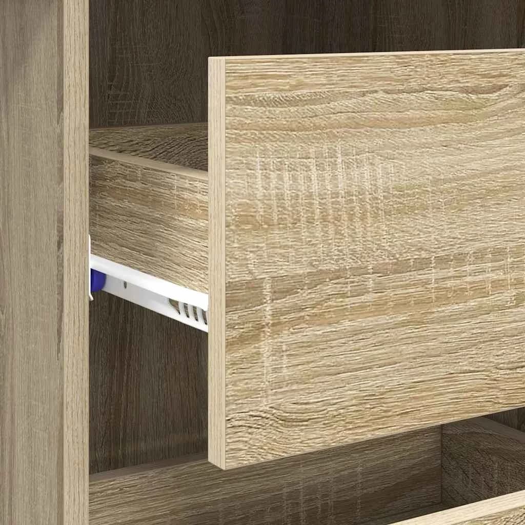 Miza Sonoma hrast Inženirski les 90 x 37.5 x 75 cm - slika 9