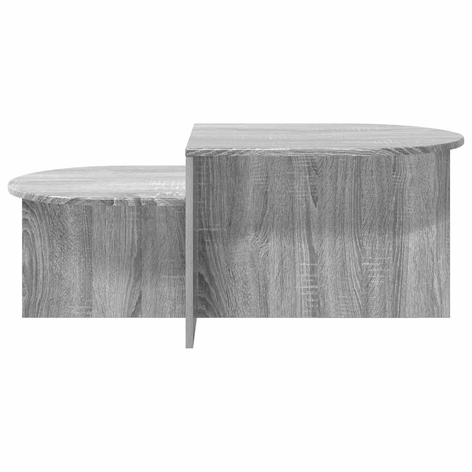 Klubska miza Siva Sonoma 100 x 50 x 40 cm Inženirski les - slika 5