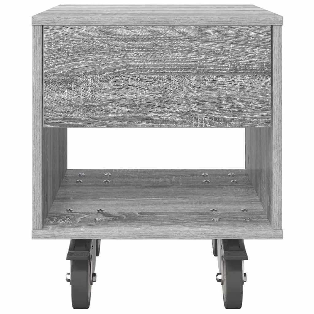 Nočna omarica 2 kos Siva Sonoma 40,5 x 40 x 48 cm - slika 7