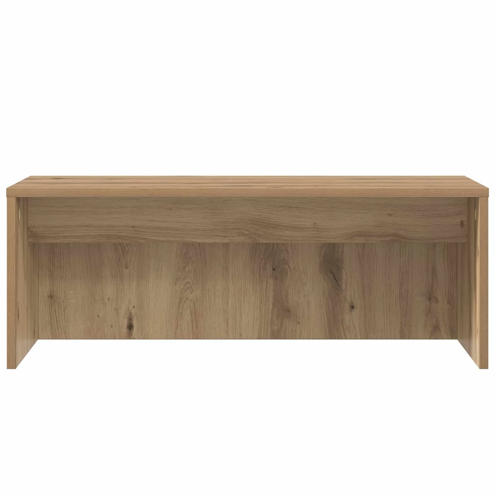 Stenska miza Umetni hrast Inženirski les 80 x 45 x 30 cm - slika 5