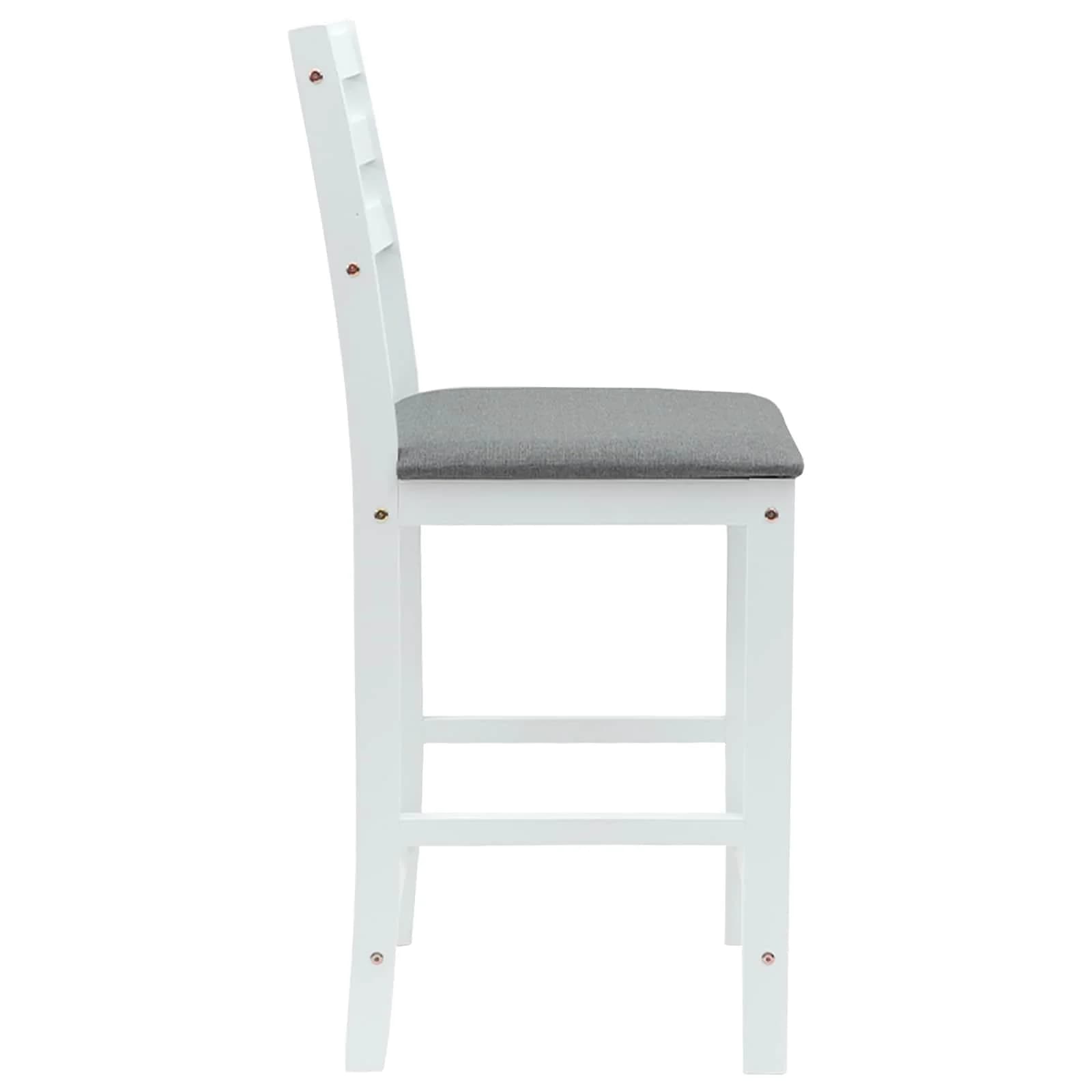 Jedilni stoli 2 kos Masivno gumovo les Bela 40 x 47,5 x 99,5 cm - slika 6