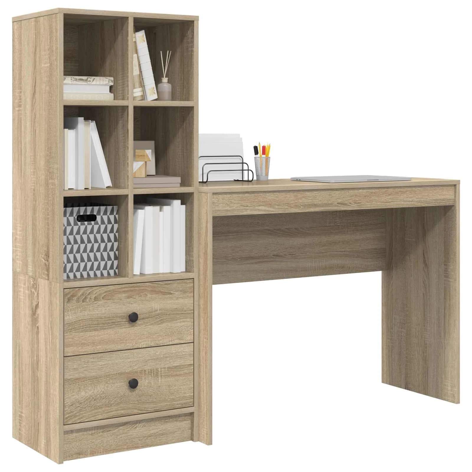 Miza Sonoma hrast 145,5 x 40 x 127 cm 2 kos - slika 3