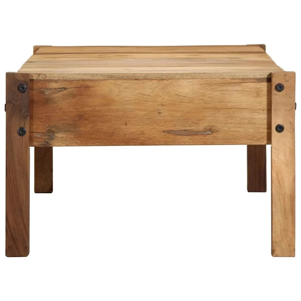 Klubska miza Rjava 110 x 54 x 35 cm Trdna obnovljena les - slika 5