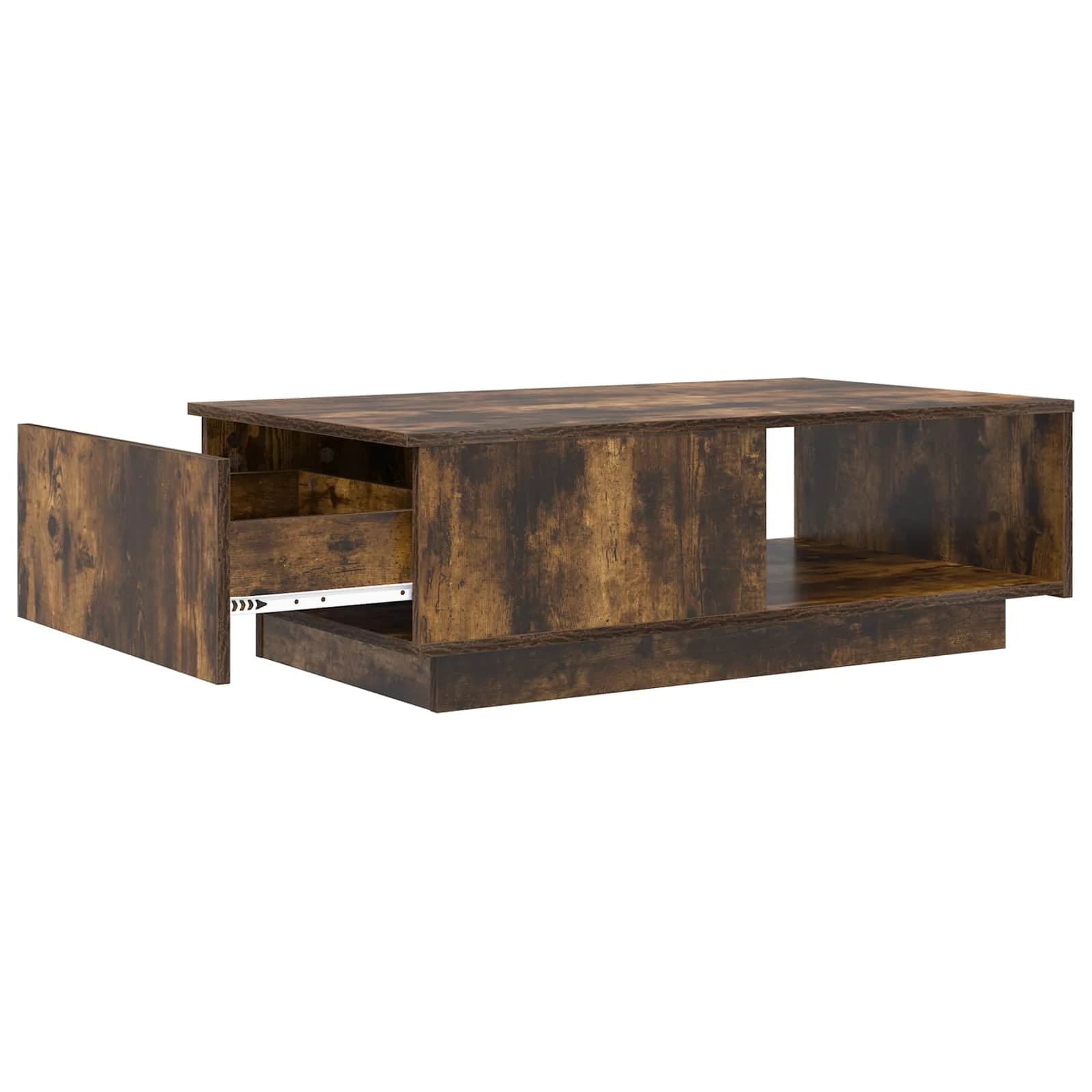 Klubska miza Dimljeni oreh 95 x 55 x 31 cm Inženirski les - slika 5