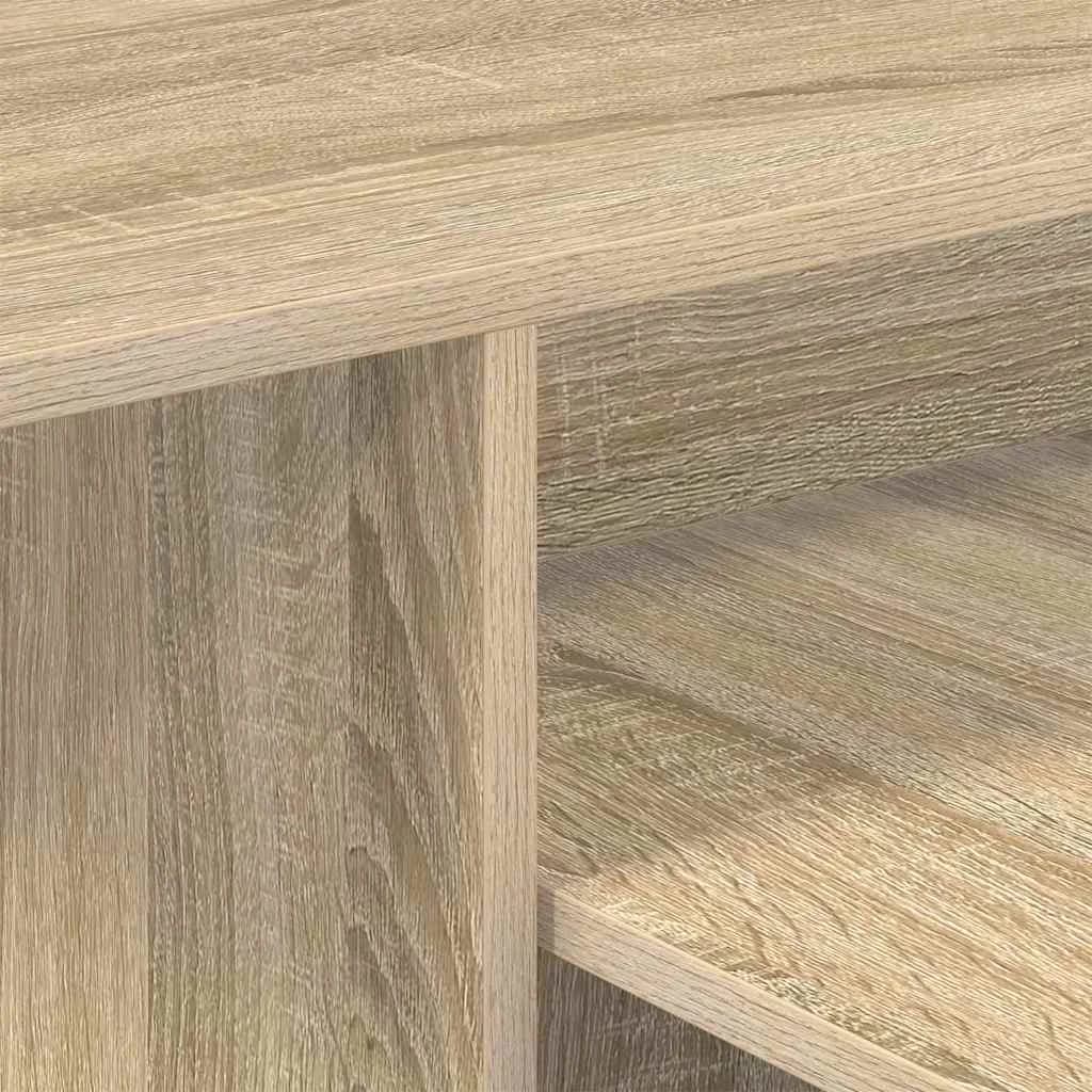 Konzolna miza Sonoma hrast 91,5 x 35 x 38,5 cm Inženirski les - slika 8