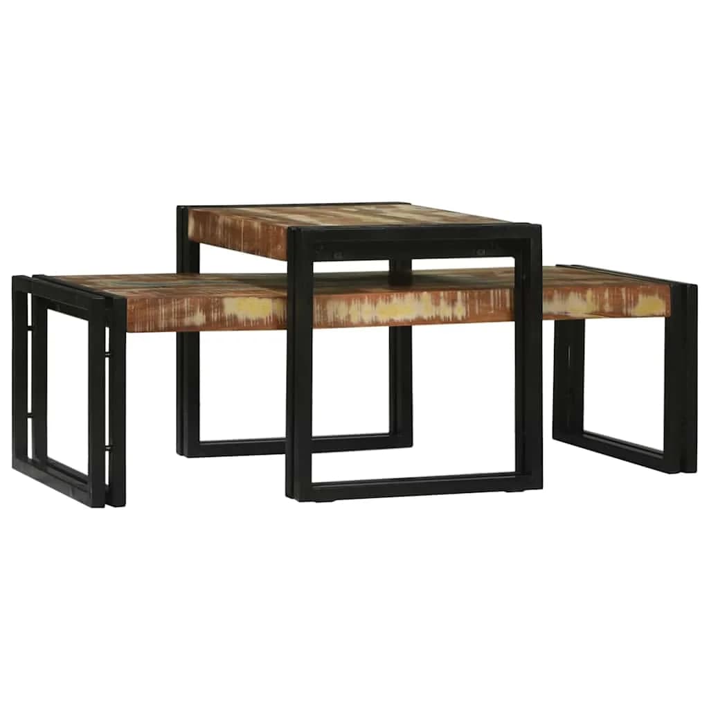 Klubska miza 2 kos večbarvno 48 x 40 x 40 cm - slika 6