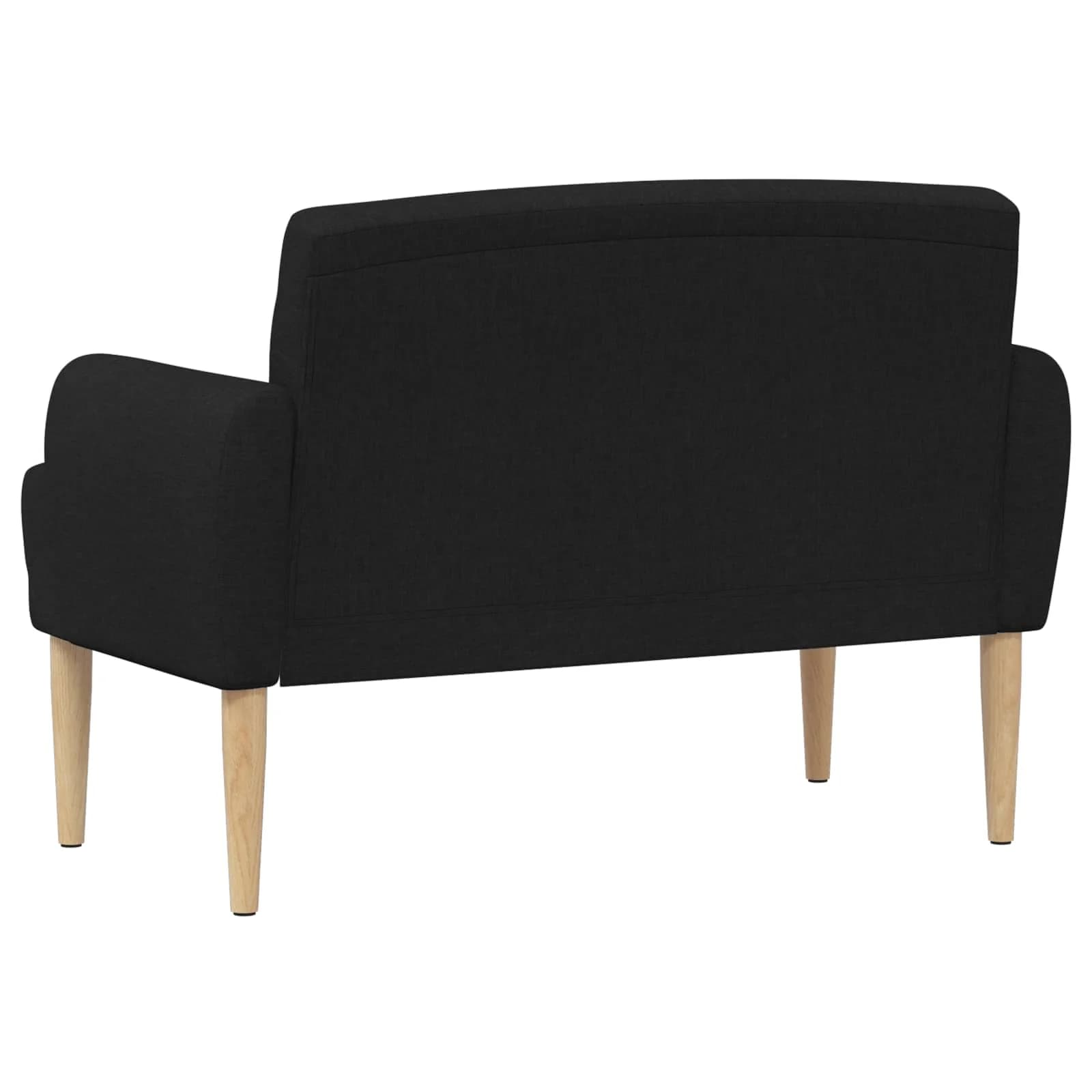 Dvojnica s gumbi Črna 116 x 67 x 80 cm Blago - slika 5