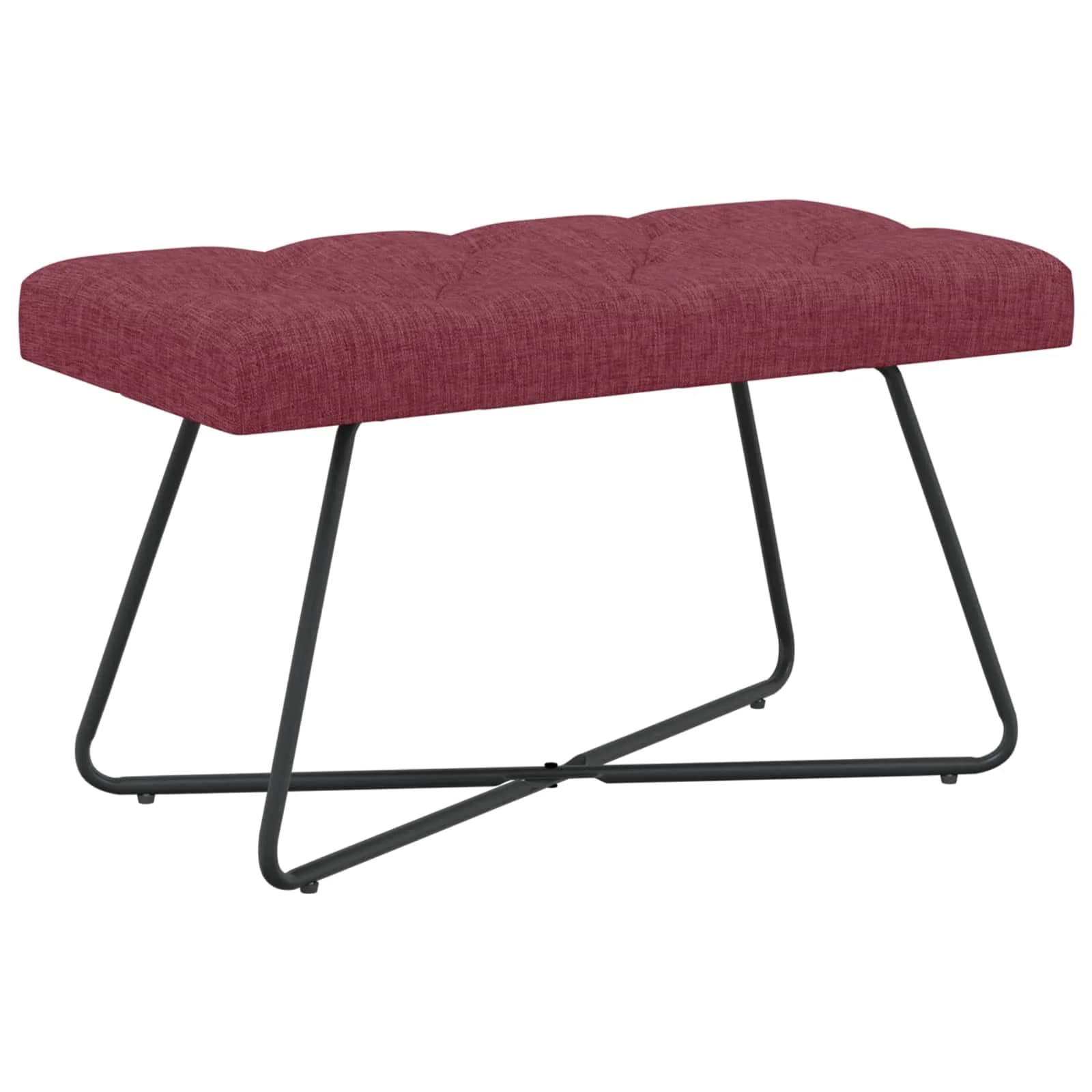 Klop s gumbnim oblazinjenjem Vinorodna rdeča 80 x 40 x 46 cm - slika 2