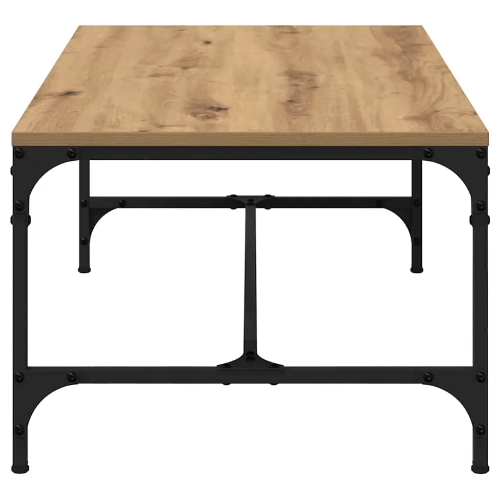 Klubska miza Umetni hrast 100 x 50 x 35 cm Inženirski les - slika 6