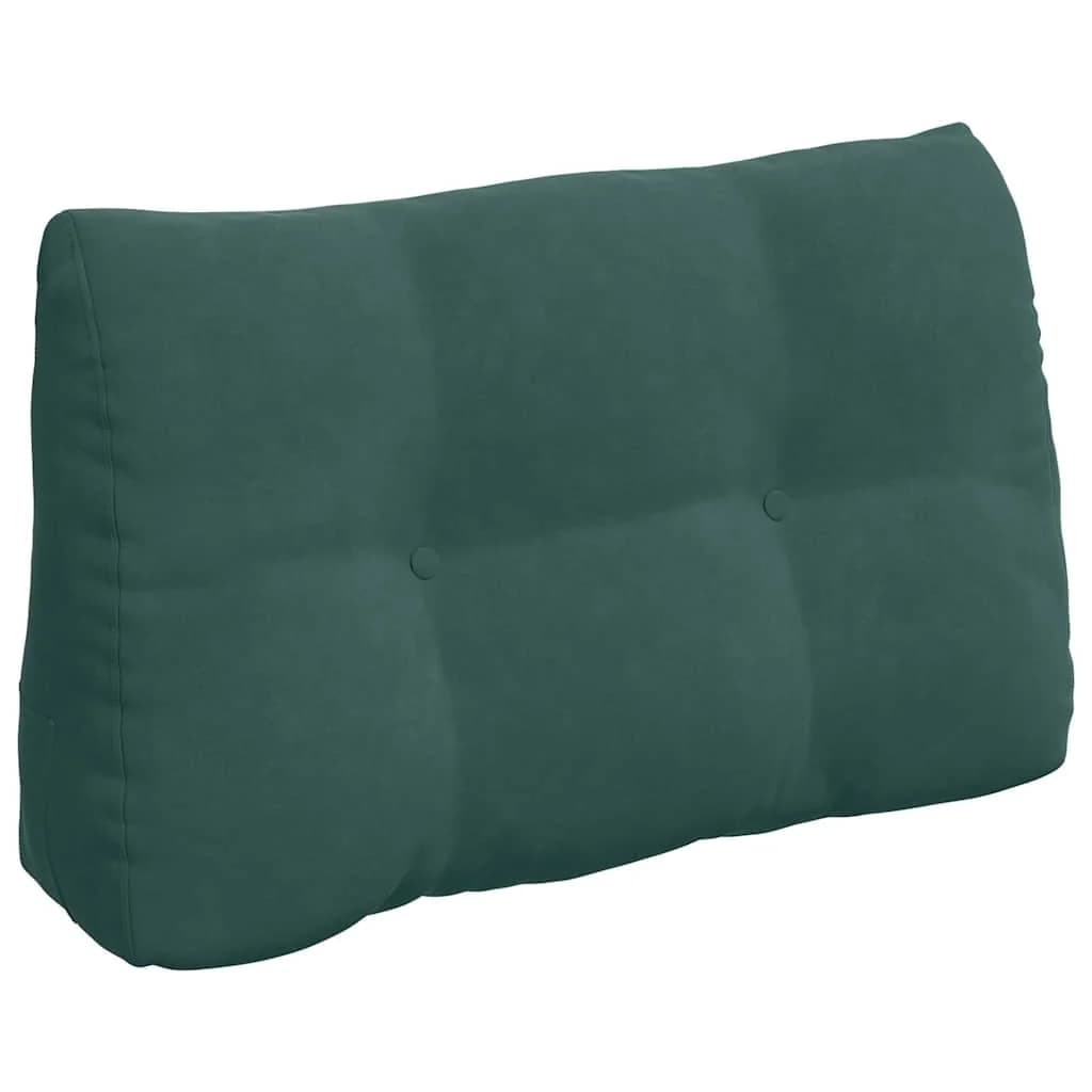 Poglavni vzglavnik Temno zelena 80 x 24 x 50 cm Žamet - slika 2