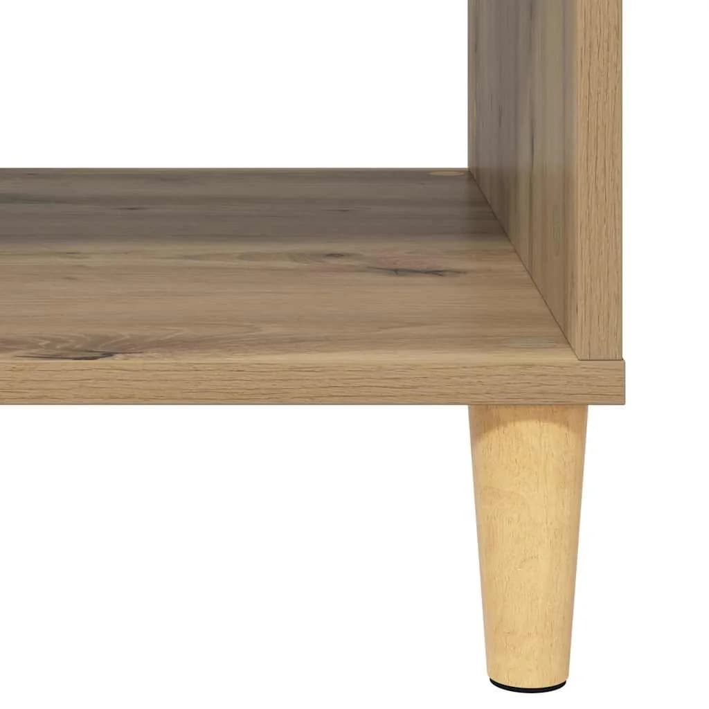 Klubska miza Umetni hrast 102 x 55 x 35 cm Inženirski les - slika 10
