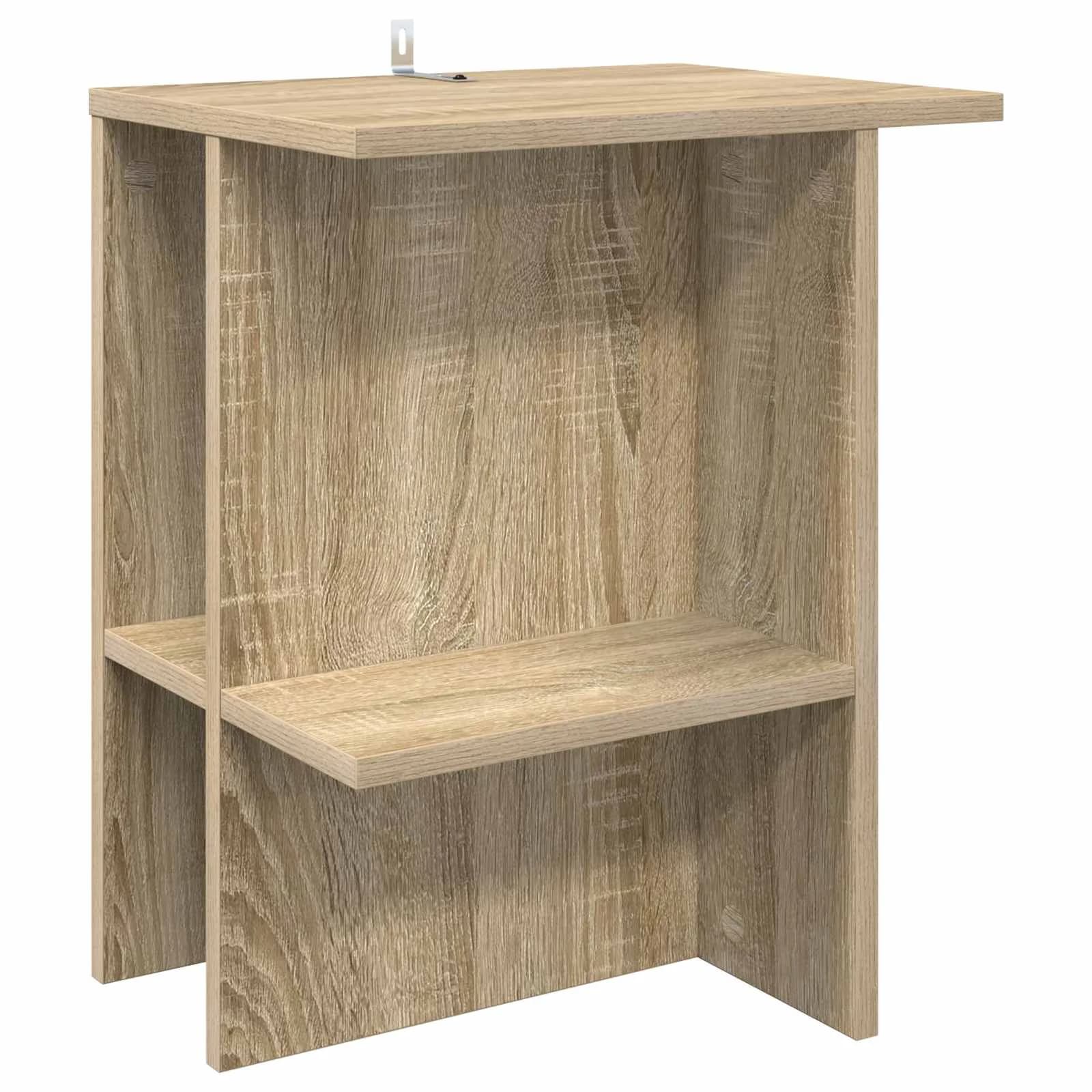 Klubska miza 2 kos Sonoma hrast 40 x 30 x 49 cm Inženirski les - slika 5