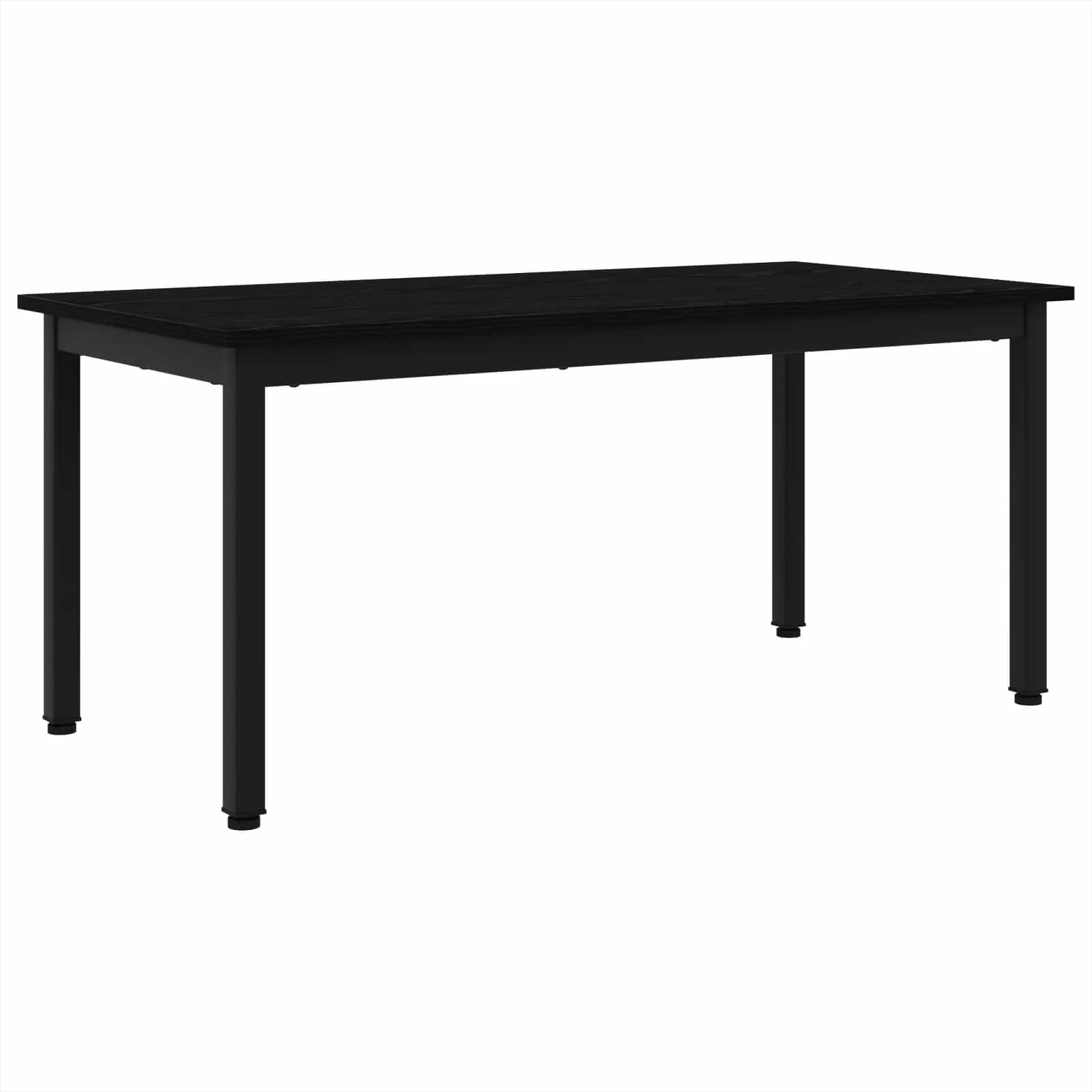 Klubska miza Črna Orehovina 100 x 50 x 45 cm Inženirski les - slika 2