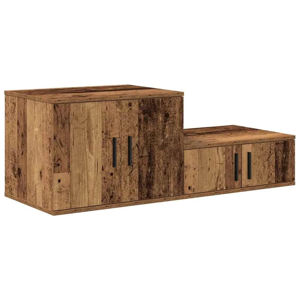 Omarica za shranjevanje 2 kos Star les 118 x 41 x 40 cm - slika 5