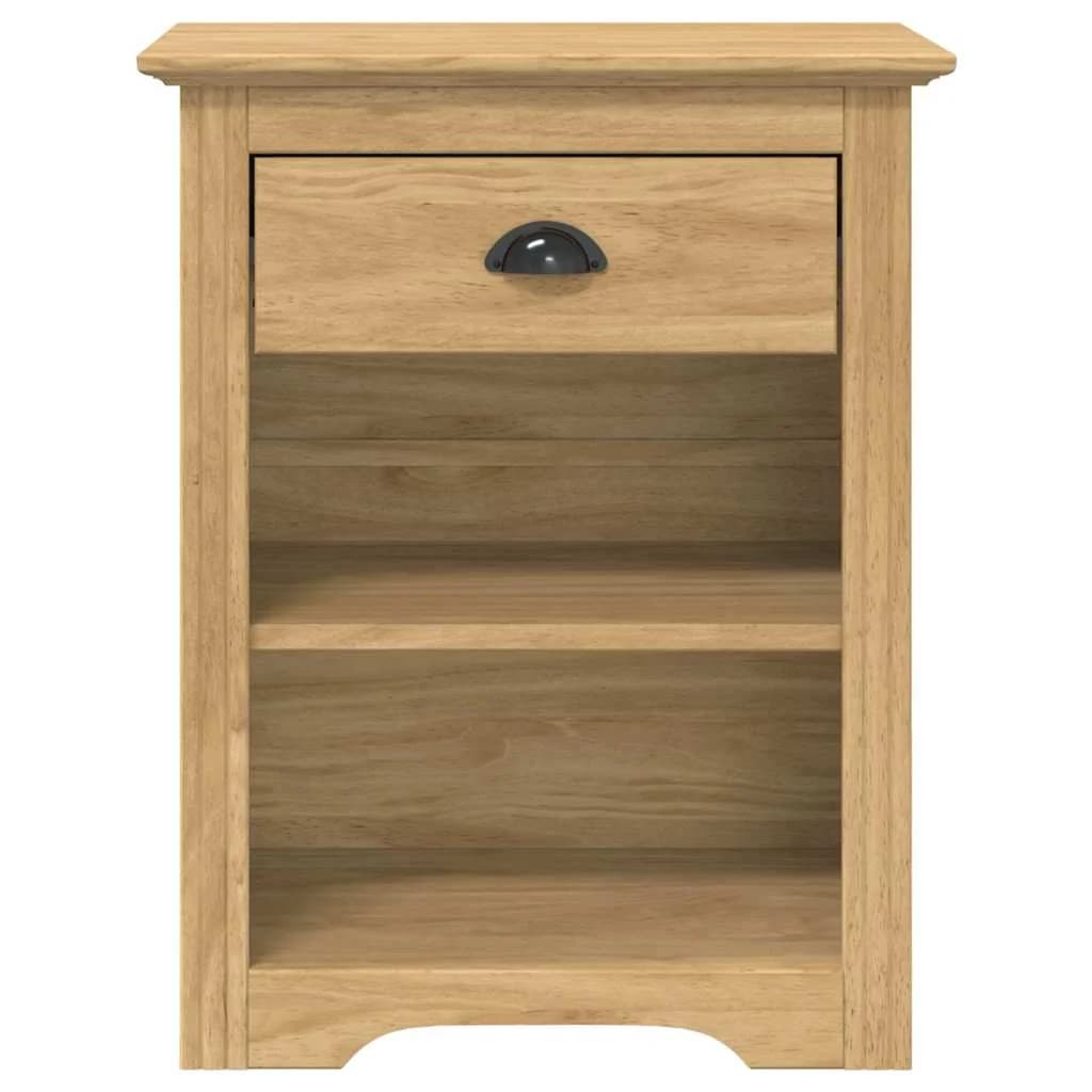 Nočna omarica BODO Medeno rjava 53 x 38,5 x 67 cm - slika 4