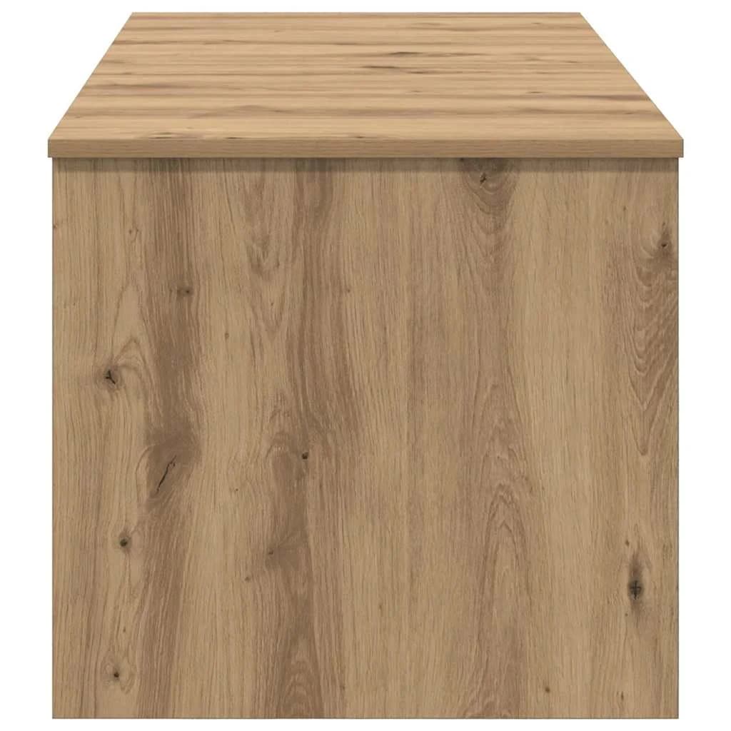 Klubska miza Umetni hrast 102 x 50,5 x 46,5 cm Inženirski les - slika 7