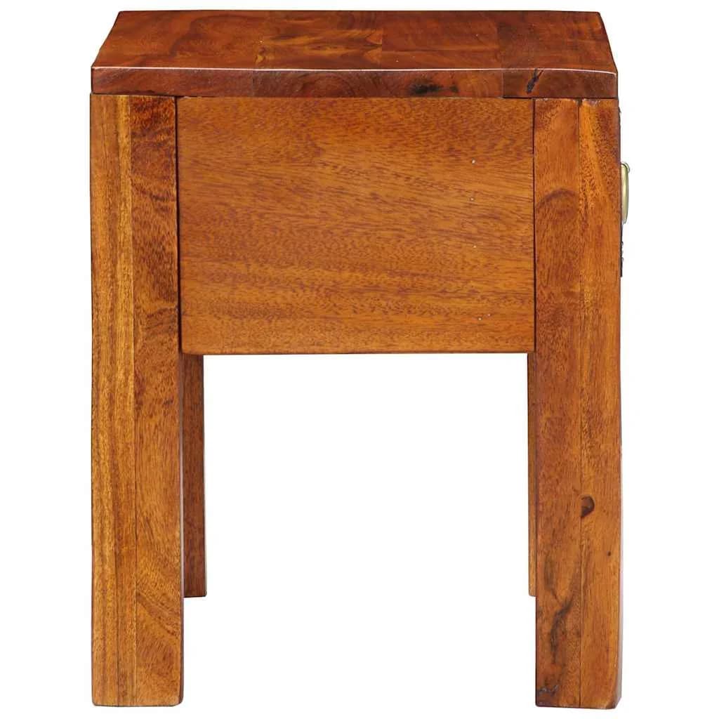Stranska miza s predalom s shranjevanjem Rjava 40 x 30 x 36 cm - slika 5