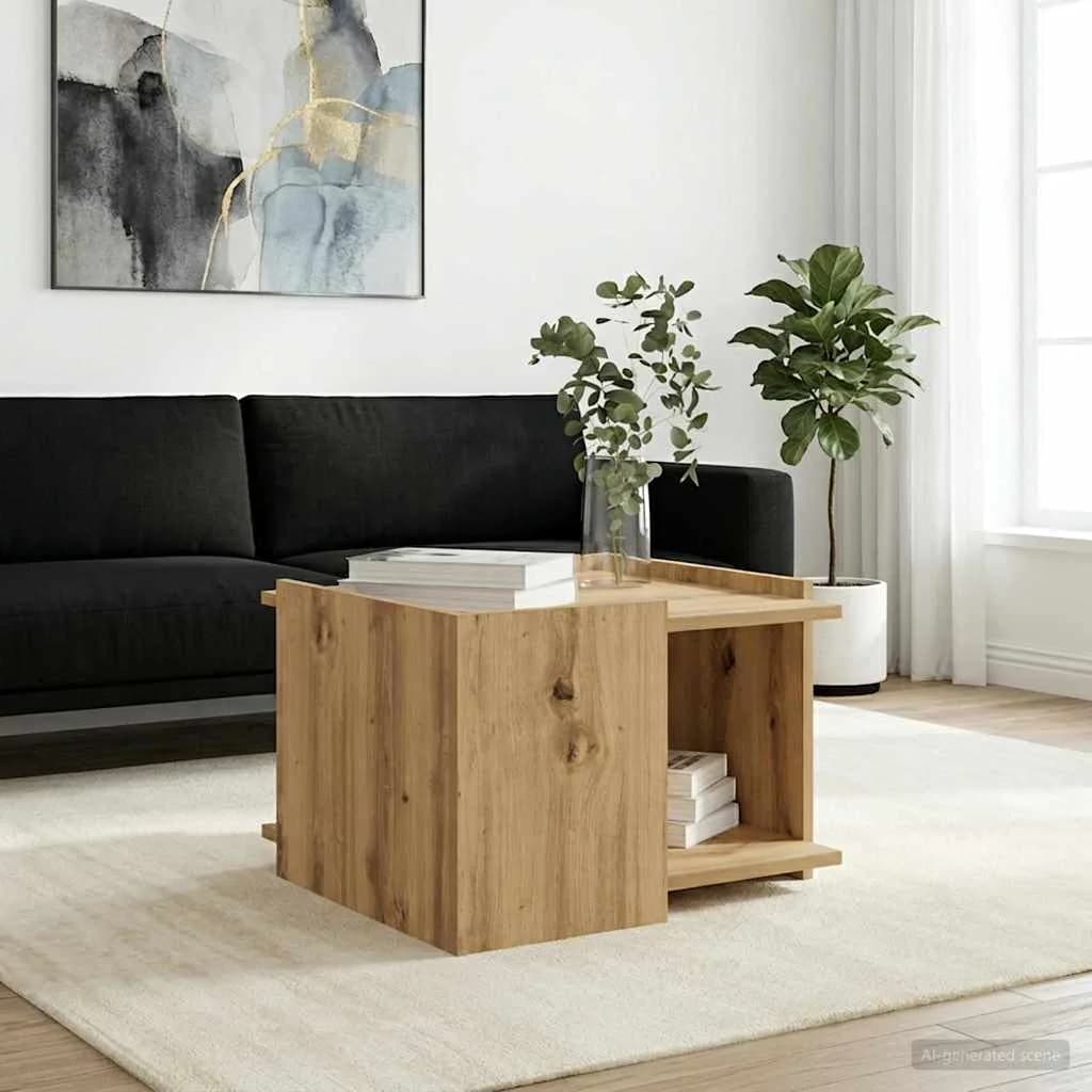 Klubska miza Artisan hrast 50,5 x 50 x 33 cm Inženirski les