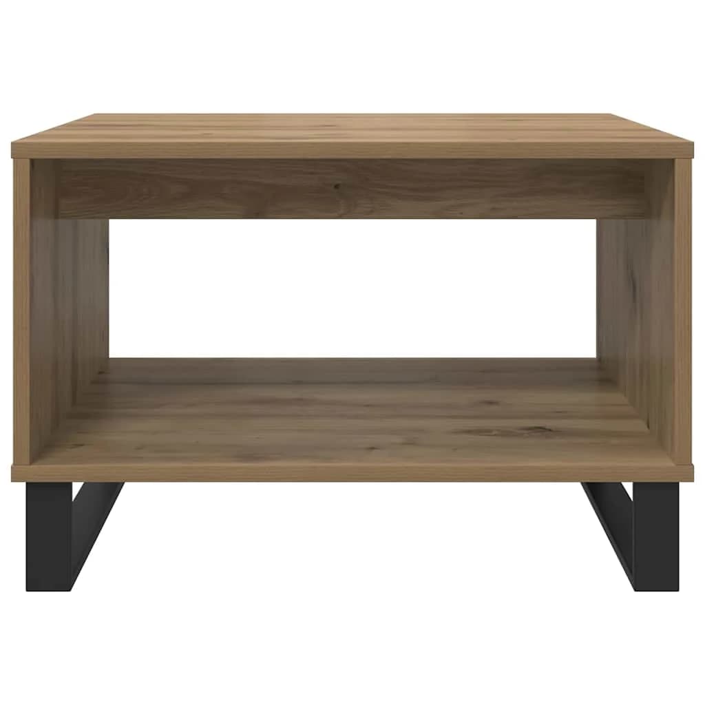 Klubska miza artisan hrast 60 x 50 x 40 cm Inženirski les - slika 5