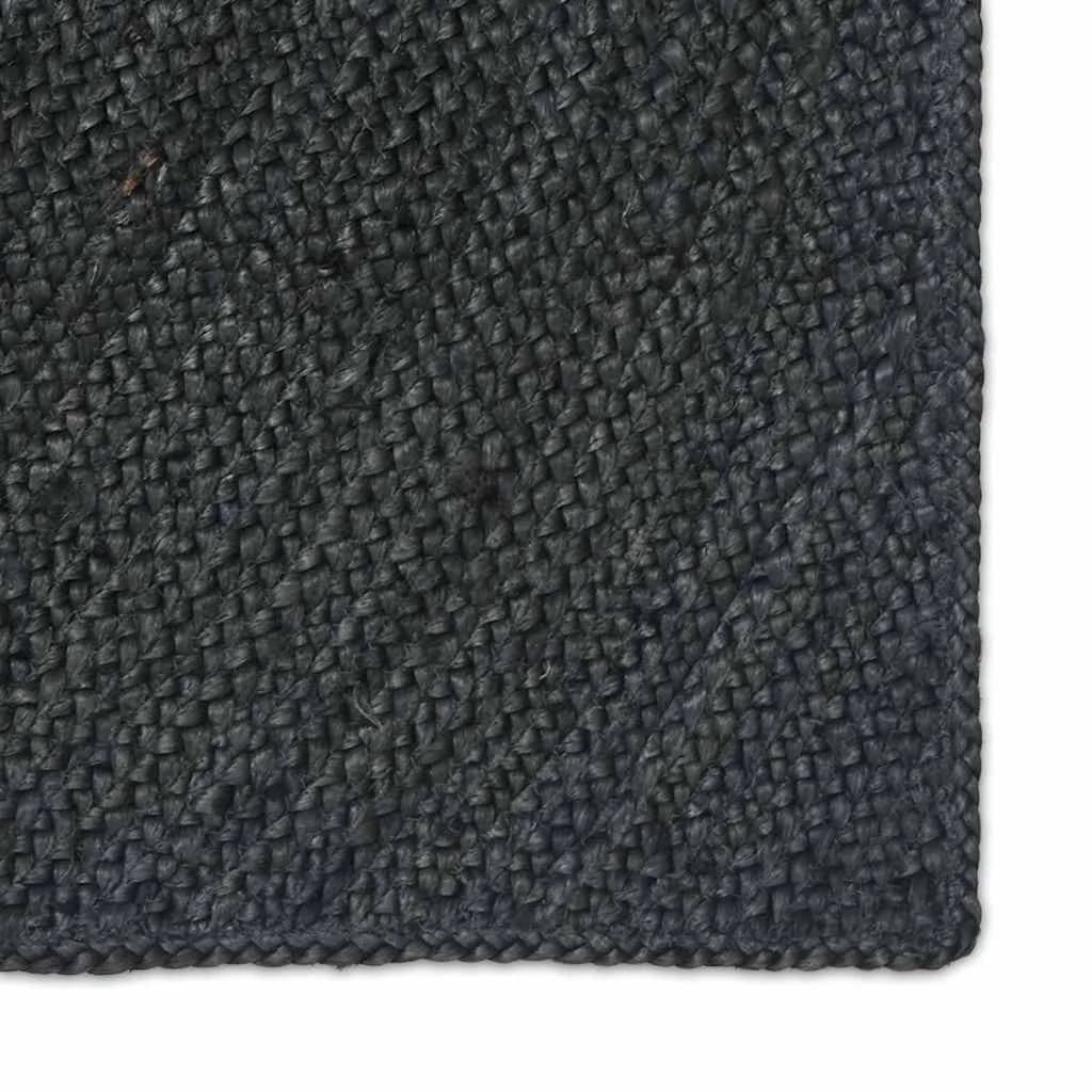 Preproge za površine Temno siva 240 x 240 cm Juta - slika 5