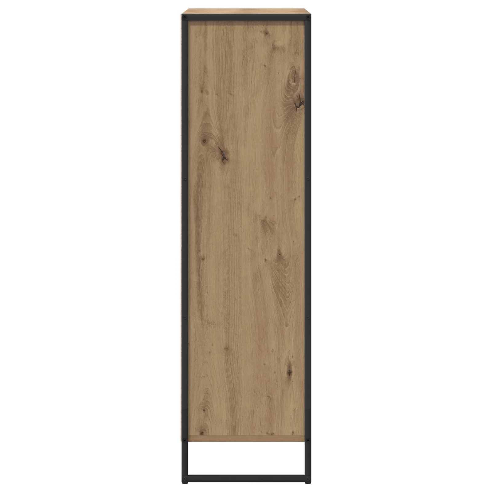 Knjigovni omar 68 x 30 x 108.5 cm Inženirski les Oreh - slika 7