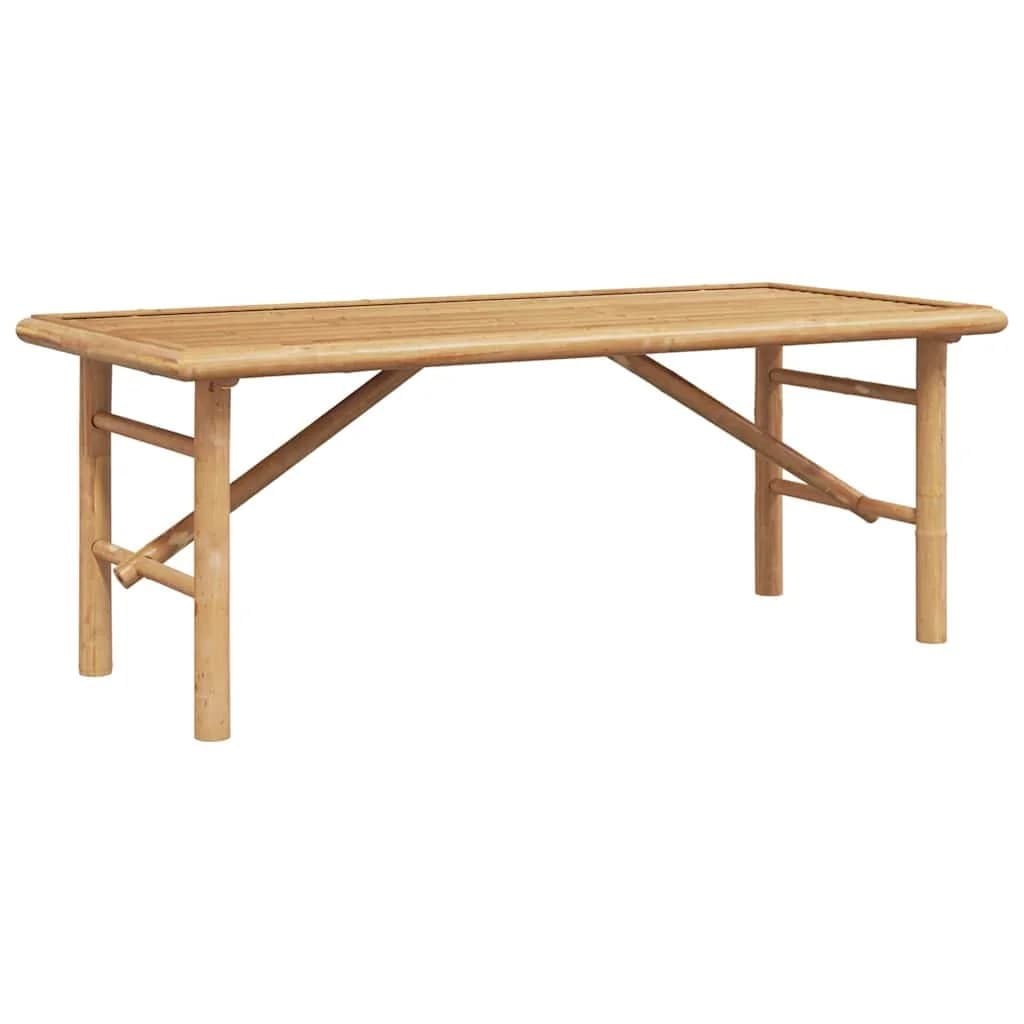 Klubska miza Rjava 110 x 50 x 43 cm Bambus - slika 2