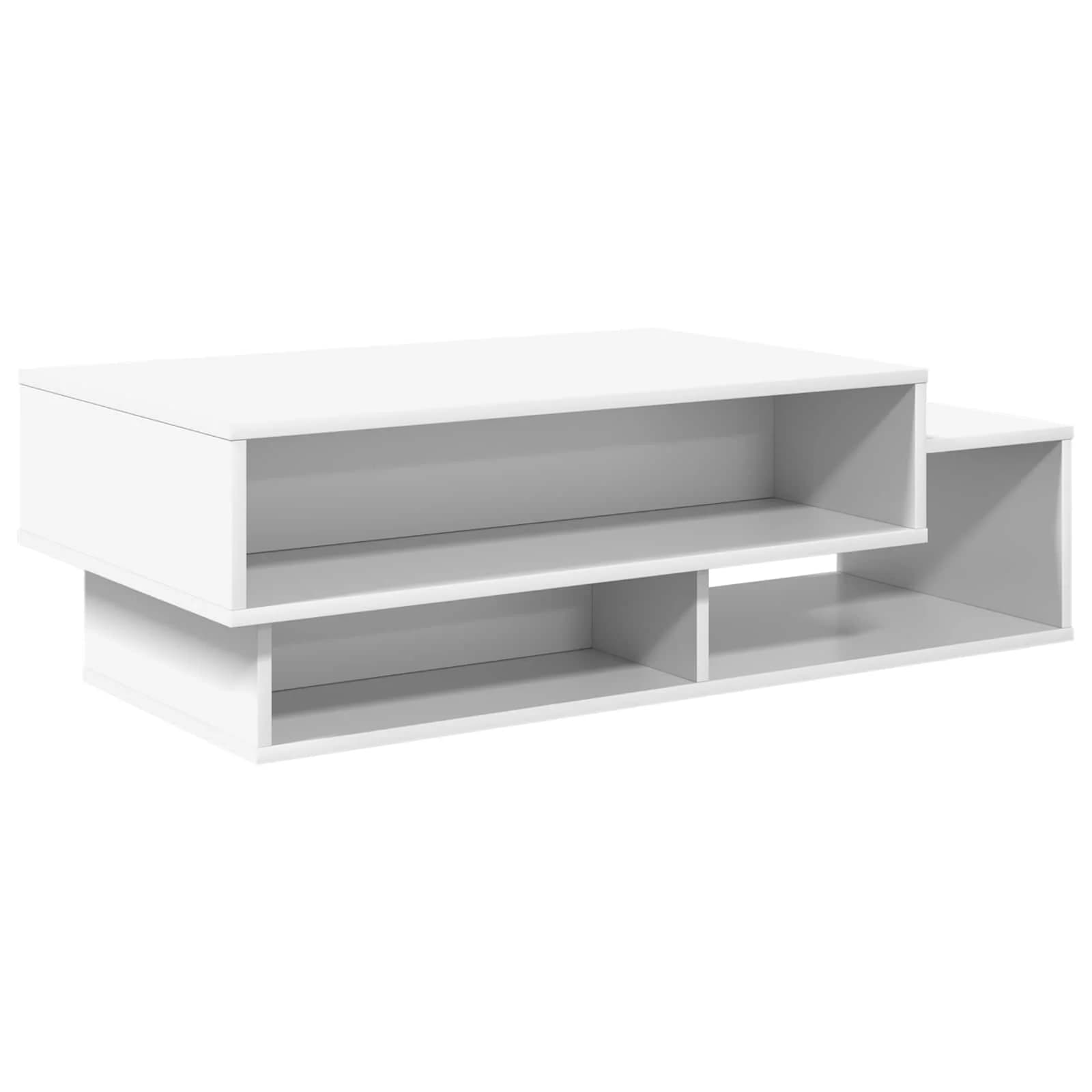 Klubska miza Bela 105 x 50 x 32,5 cm Inženirski les - slika 7