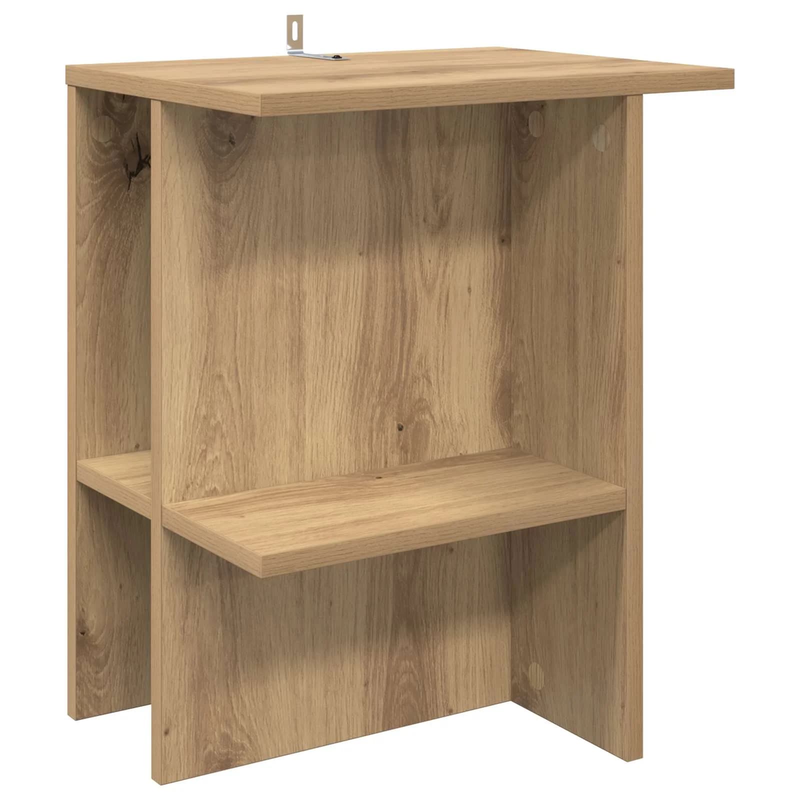 Klubska miza 2 kos Artisan hrast 40 x 30 x 49 cm Inženirski les - slika 5