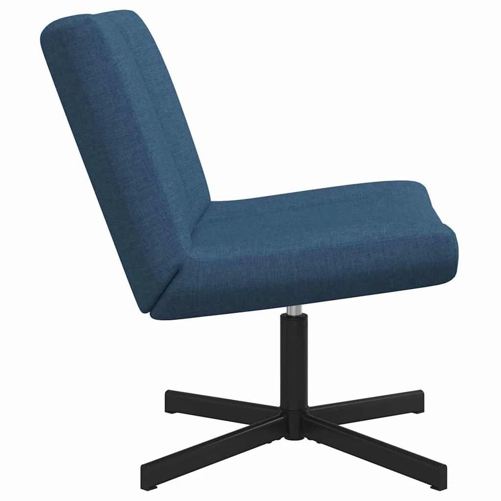 Vrtljiv stol Modra 63 x 75 x 76 cm blago - slika 5