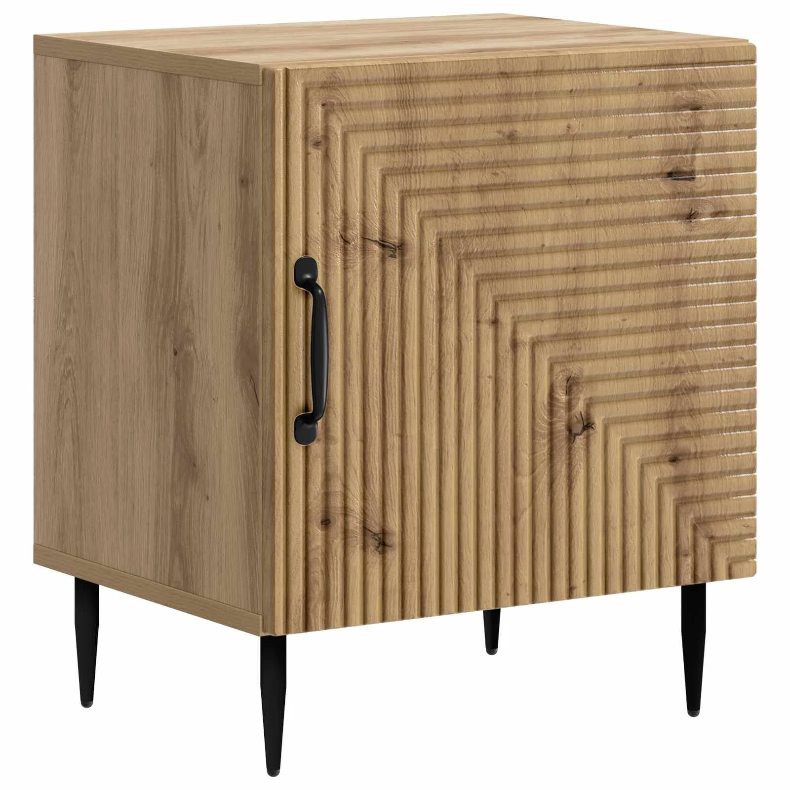 Nočna omarica Artisan hrast 43 x 34,5 x 50 cm Inženirski les - slika 2