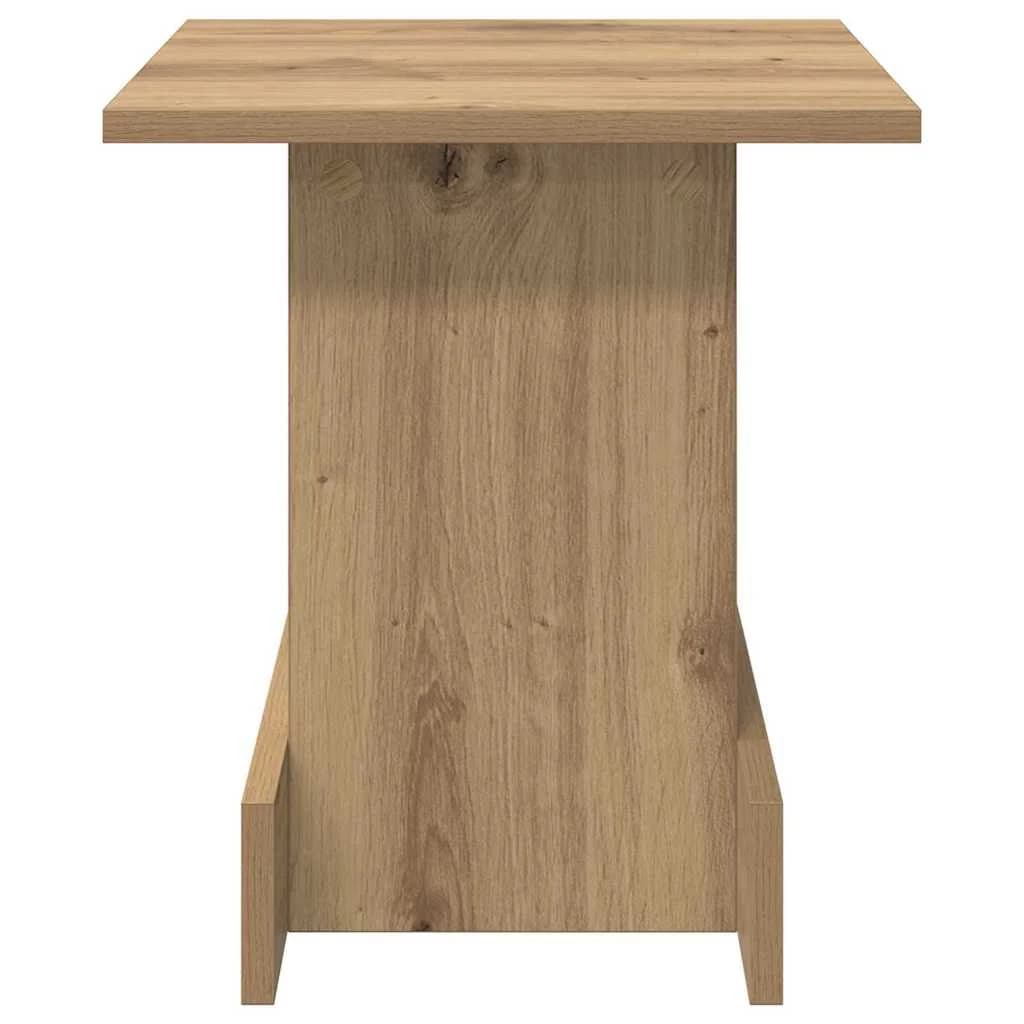 Stranska miza Umetni hrast 35,5 x 35 x 40 cm Inženirski les - slika 5