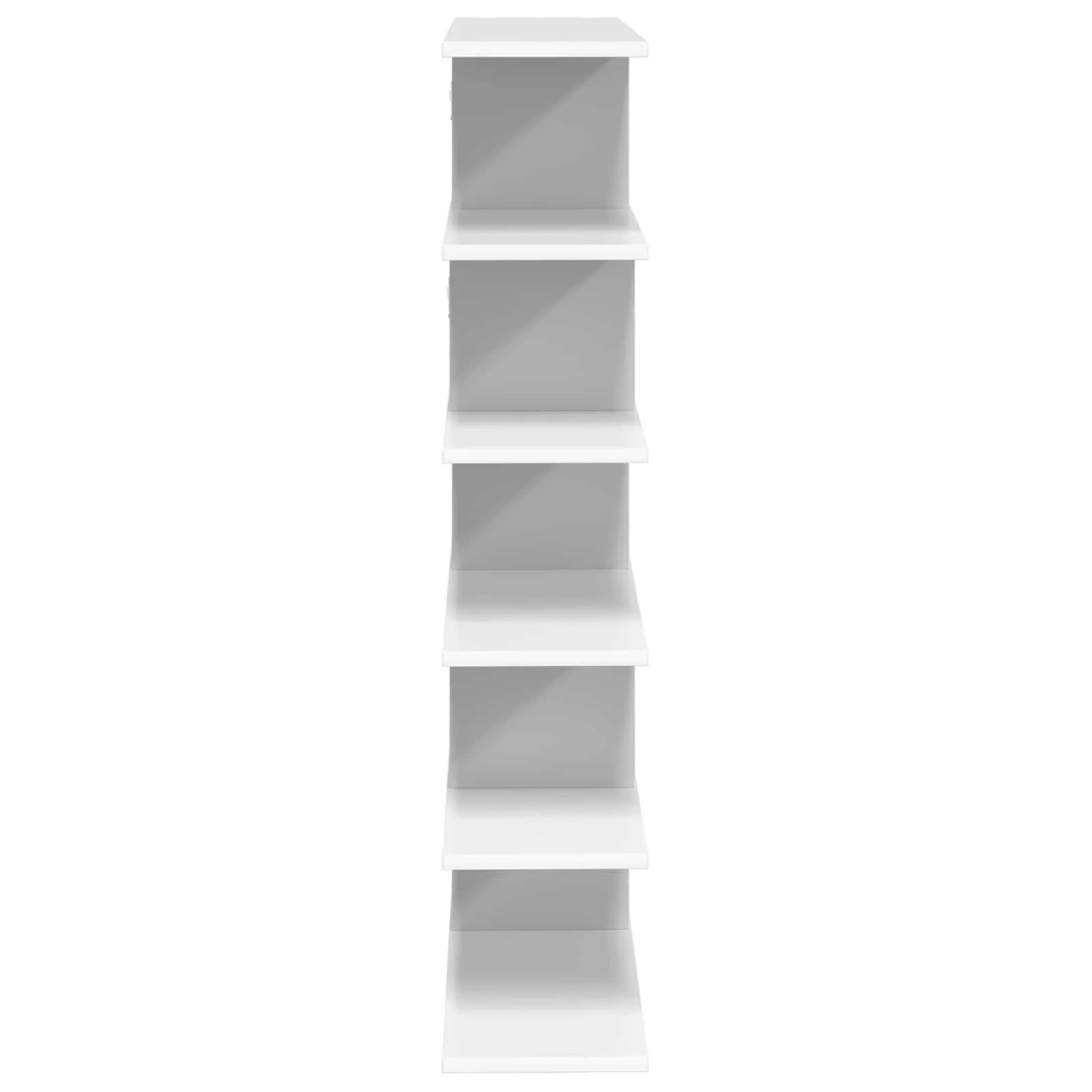 Stenska polica Bela 70 x 20 x 100 cm Inženirski les - slika 5