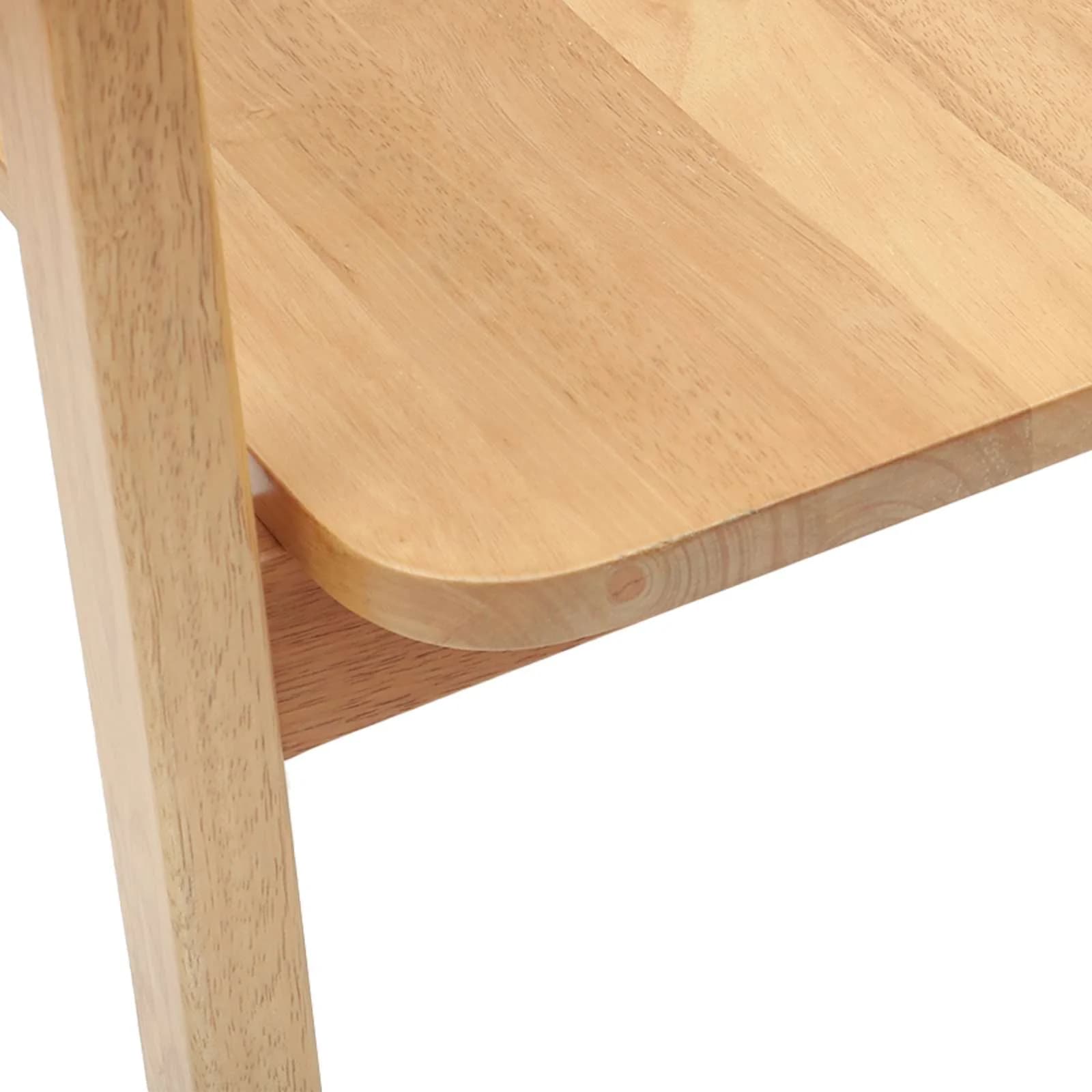 Jedilni stoli 2 kos Masivno gumovo les Naravna 54 x 57 x 73 cm - slika 9