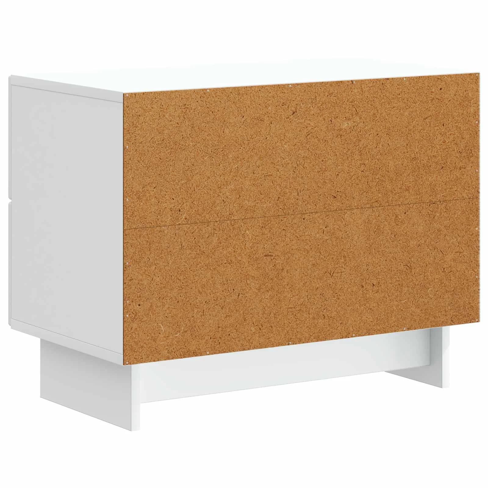 Nočna omarica Bela 62 x 34,5 x 47,5 cm Inženirski les - slika 7