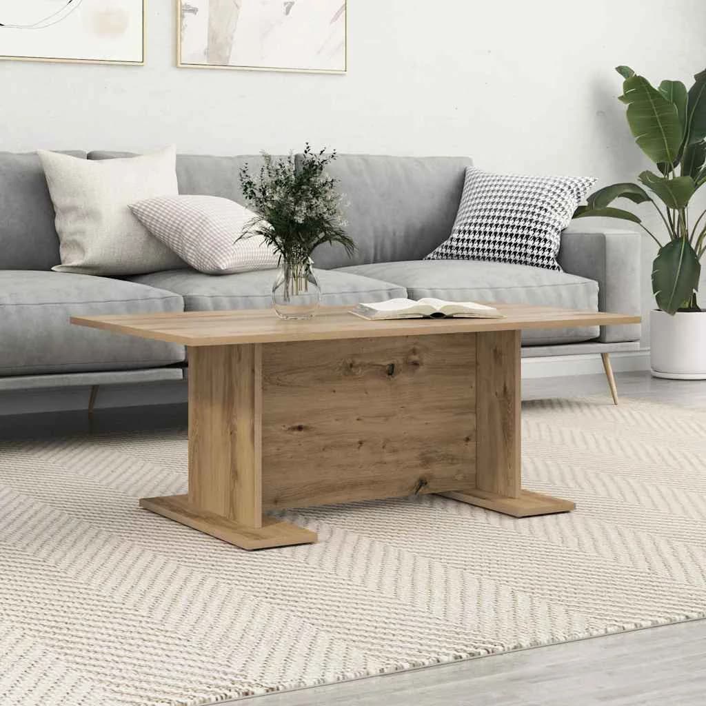 Klubska miza artisan hrast 103.5 x 60 x 40 cm Inženirski les - slika 4