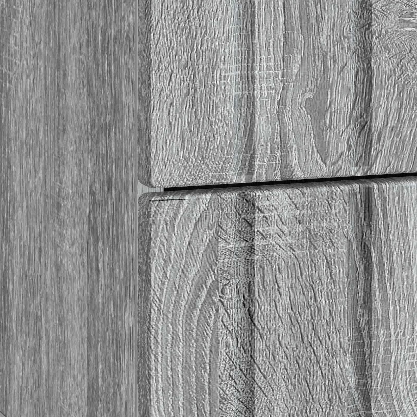 Nočna omarica 2 kos Siva Sonoma 43 x 34,5 x 49,5 cm - slika 10