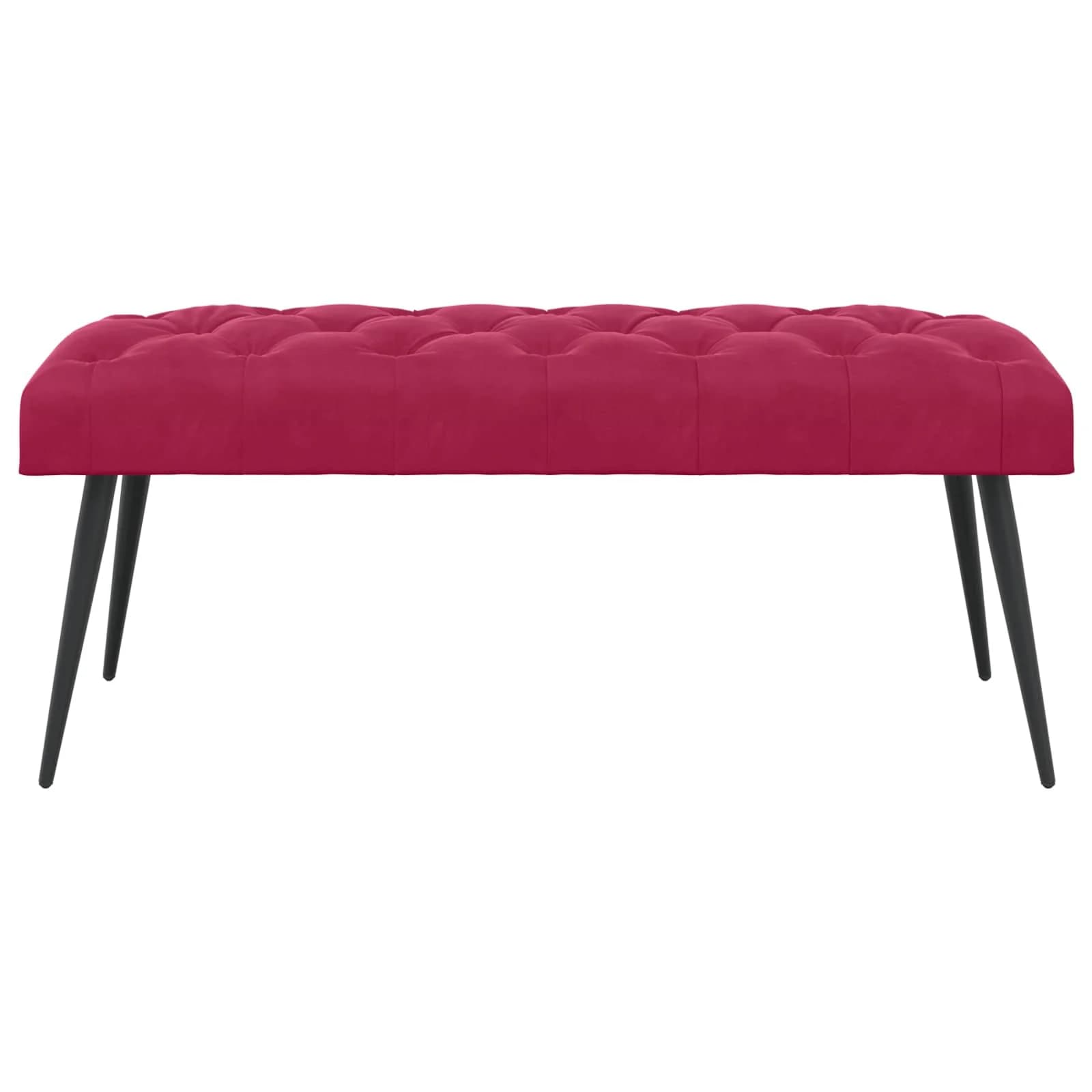 Klop s gumbnim oblazinjenjem Vinorodna rdeča 110 x 40 x 46 cm - slika 5