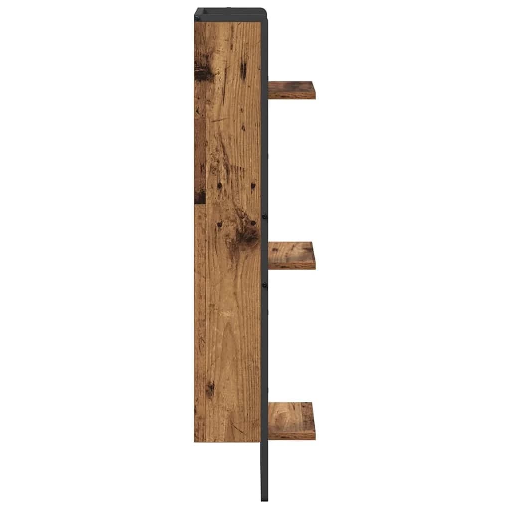 Stenska polica Montaža za steno Star les 30 x 25 x 100 cm - slika 6